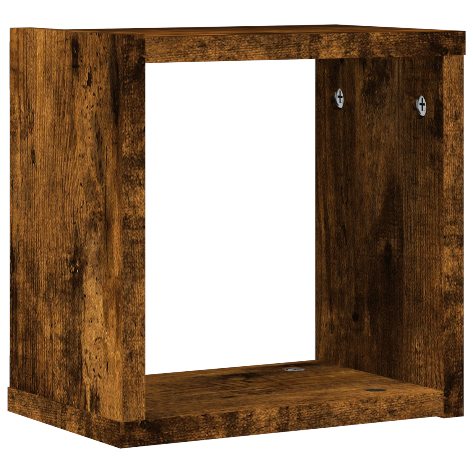 Vegghyller 4 pcs Brun 26 x 15 x 26 cm Konstruert tre