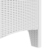 Hage Stol 4 pcs Hvit 53 x 49 x 85 cm PP