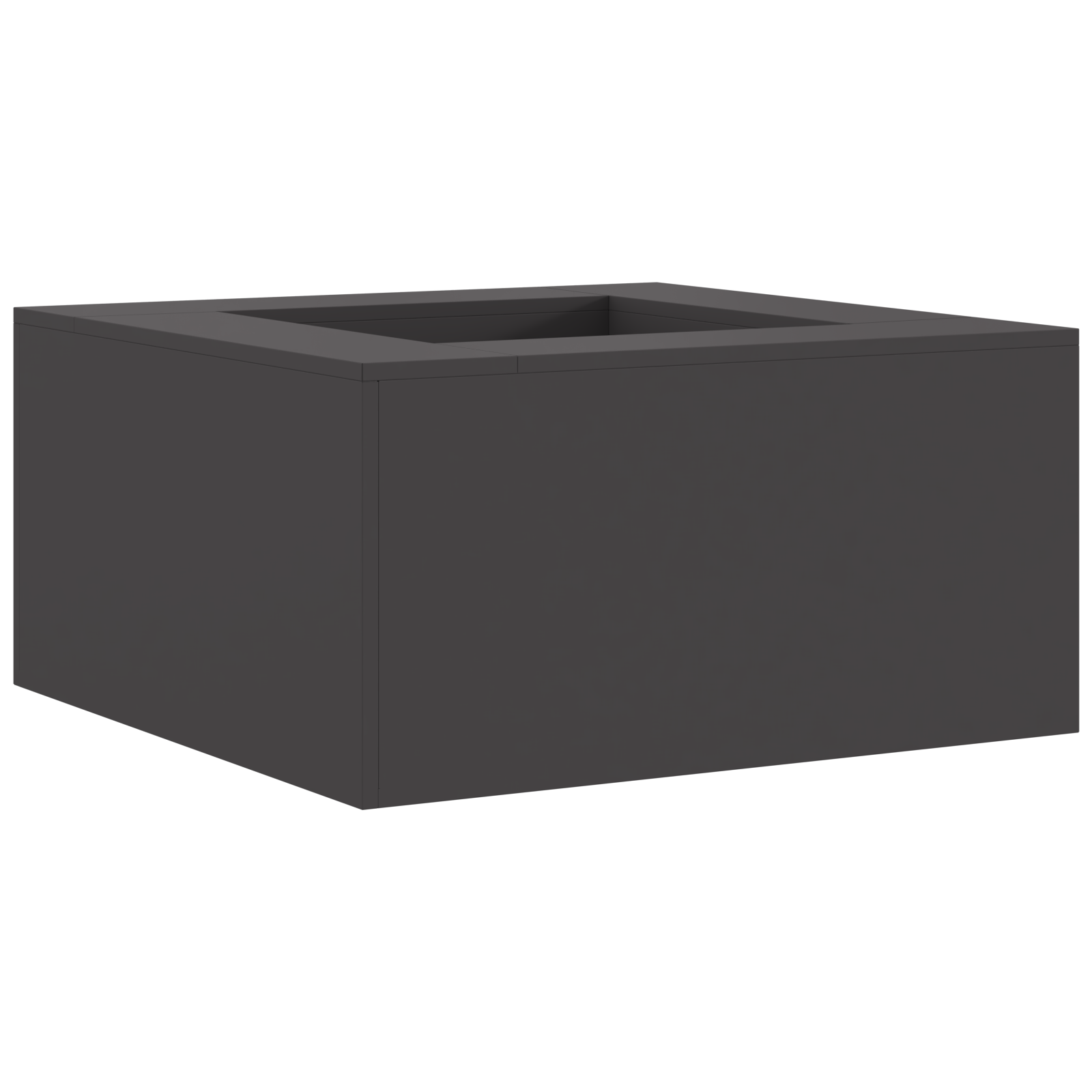 Bålplass Svart 80 x 80 x 40 cm Kaldvalsestål