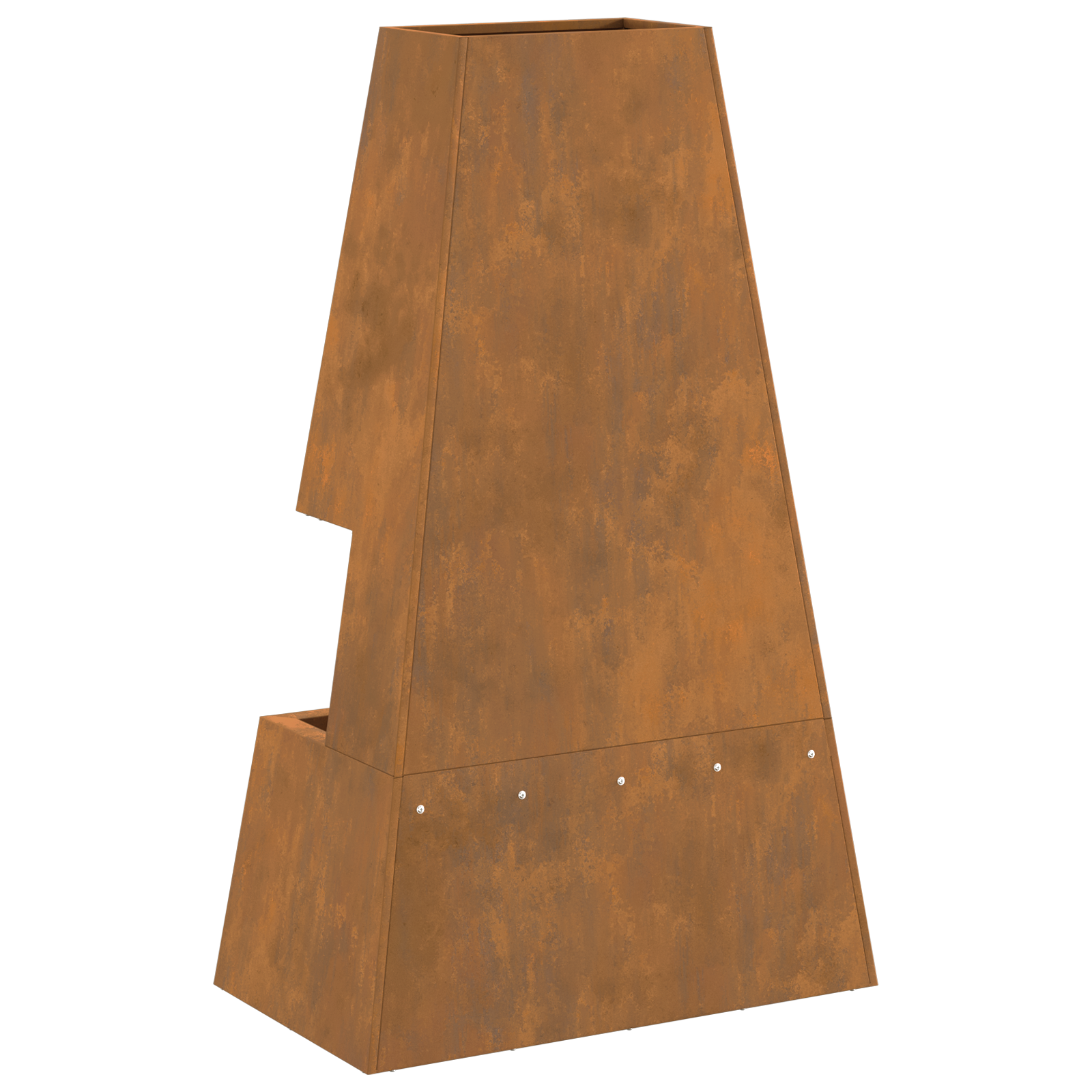 Bålplass Brun 60 x 35 x 100 cm Cortenstål