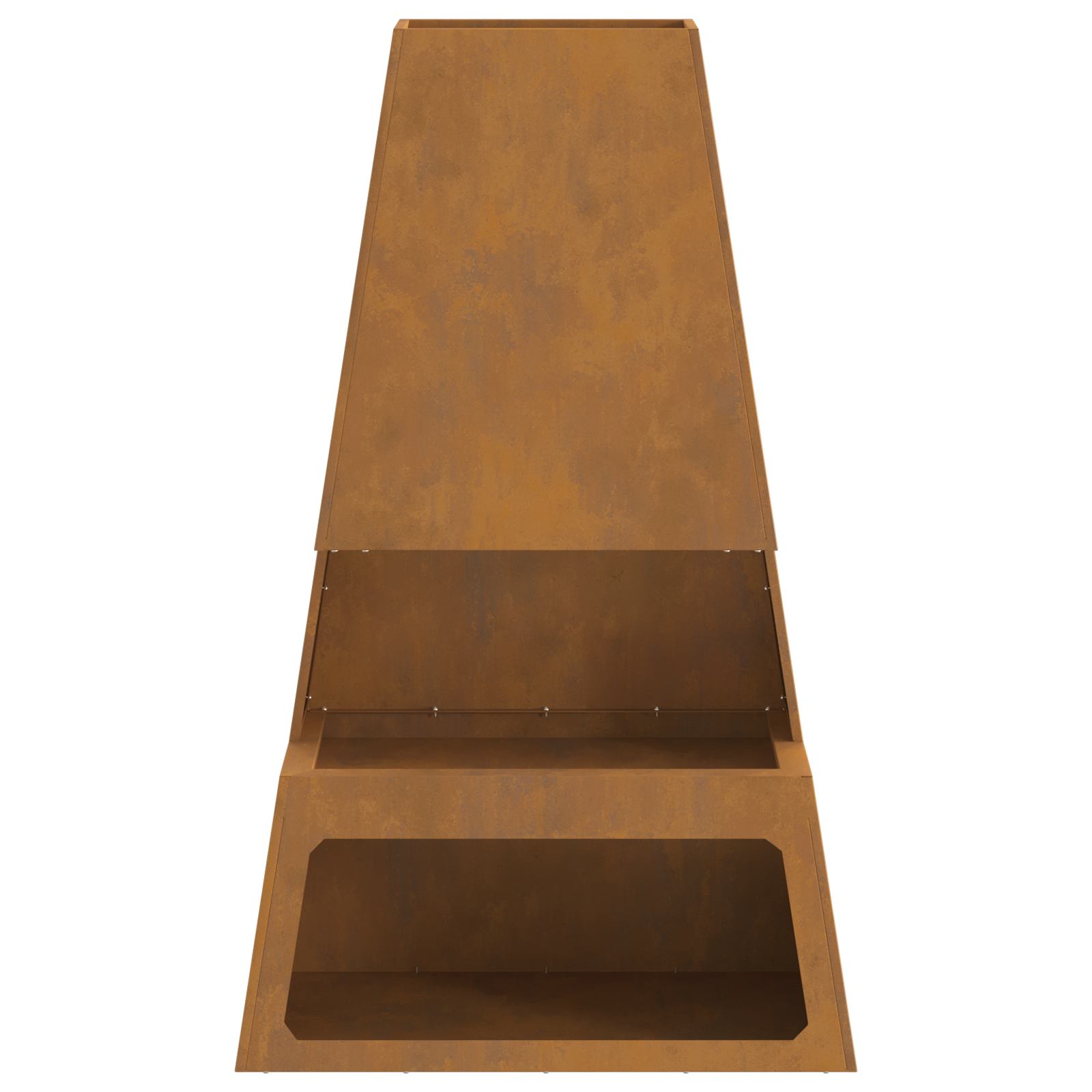 Bålplass Brun 60 x 35 x 100 cm Cortenstål