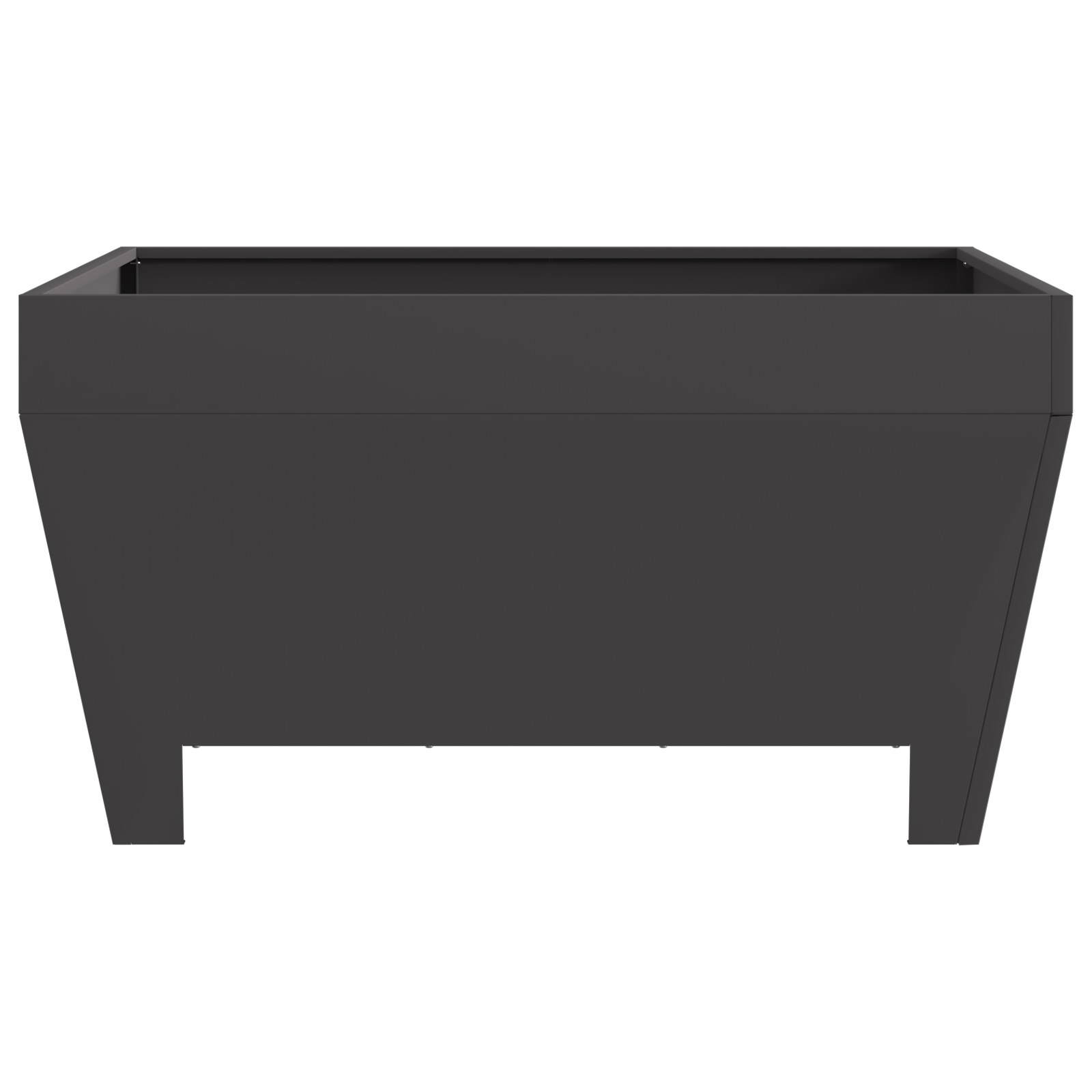 Bålplass Svart 80 x 80 x 43 cm Kaldvalsestål