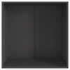 Bålplass Svart 80 x 80 x 43 cm Kaldvalsestål