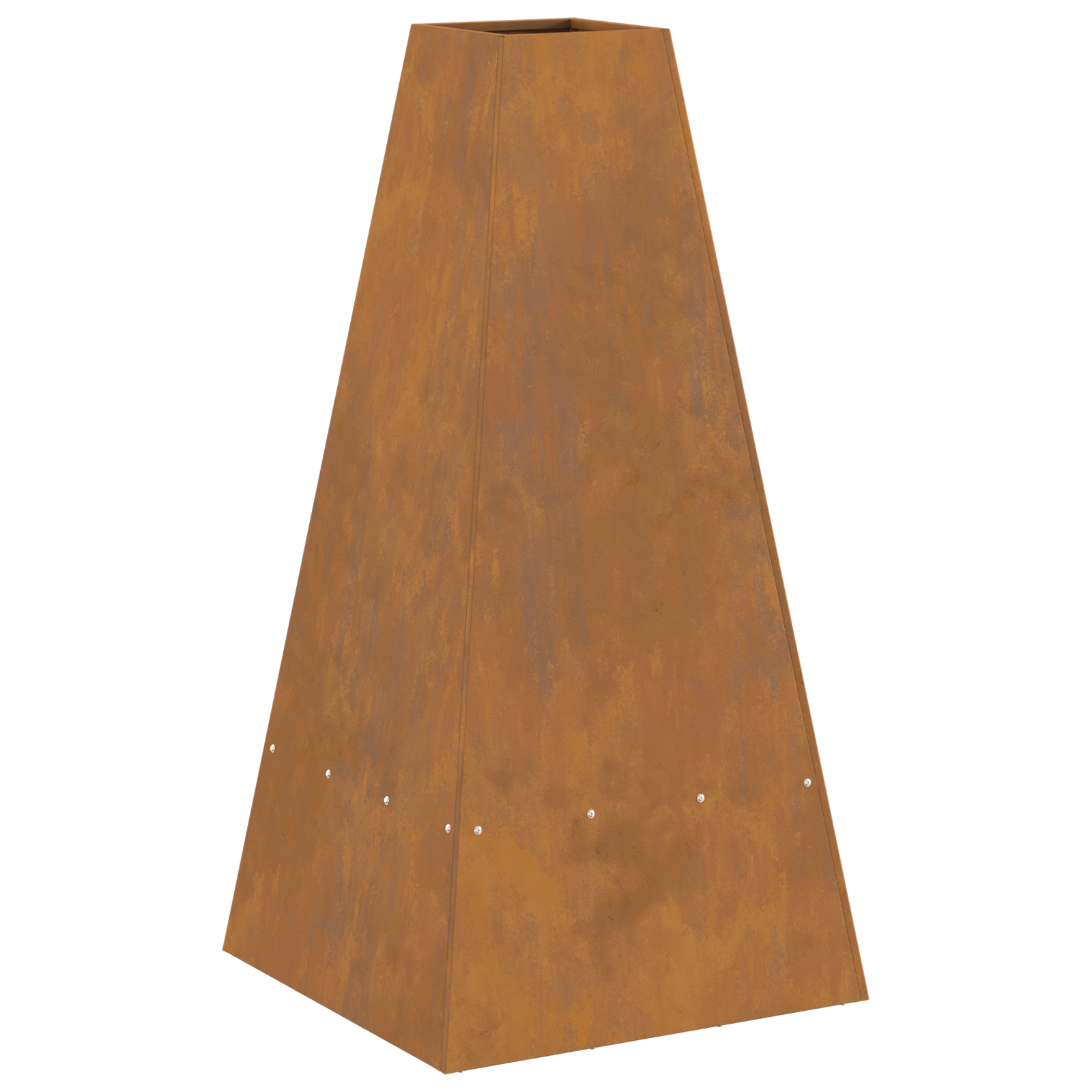 Bålplass Brun 50 x 50 x 100 cm Cortenstål