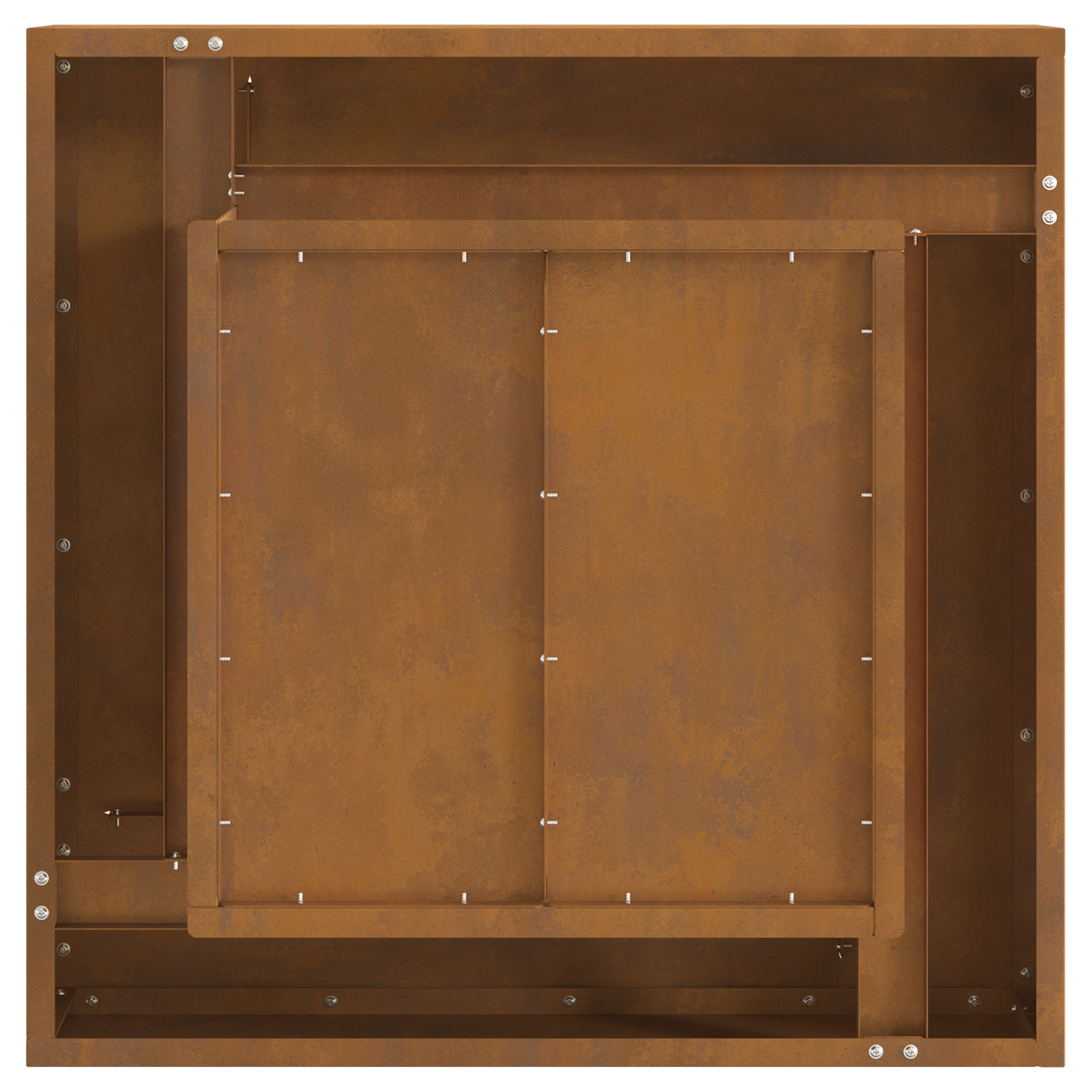 Bålplass Brun 60 x 60 x 30 cm Cortenstål