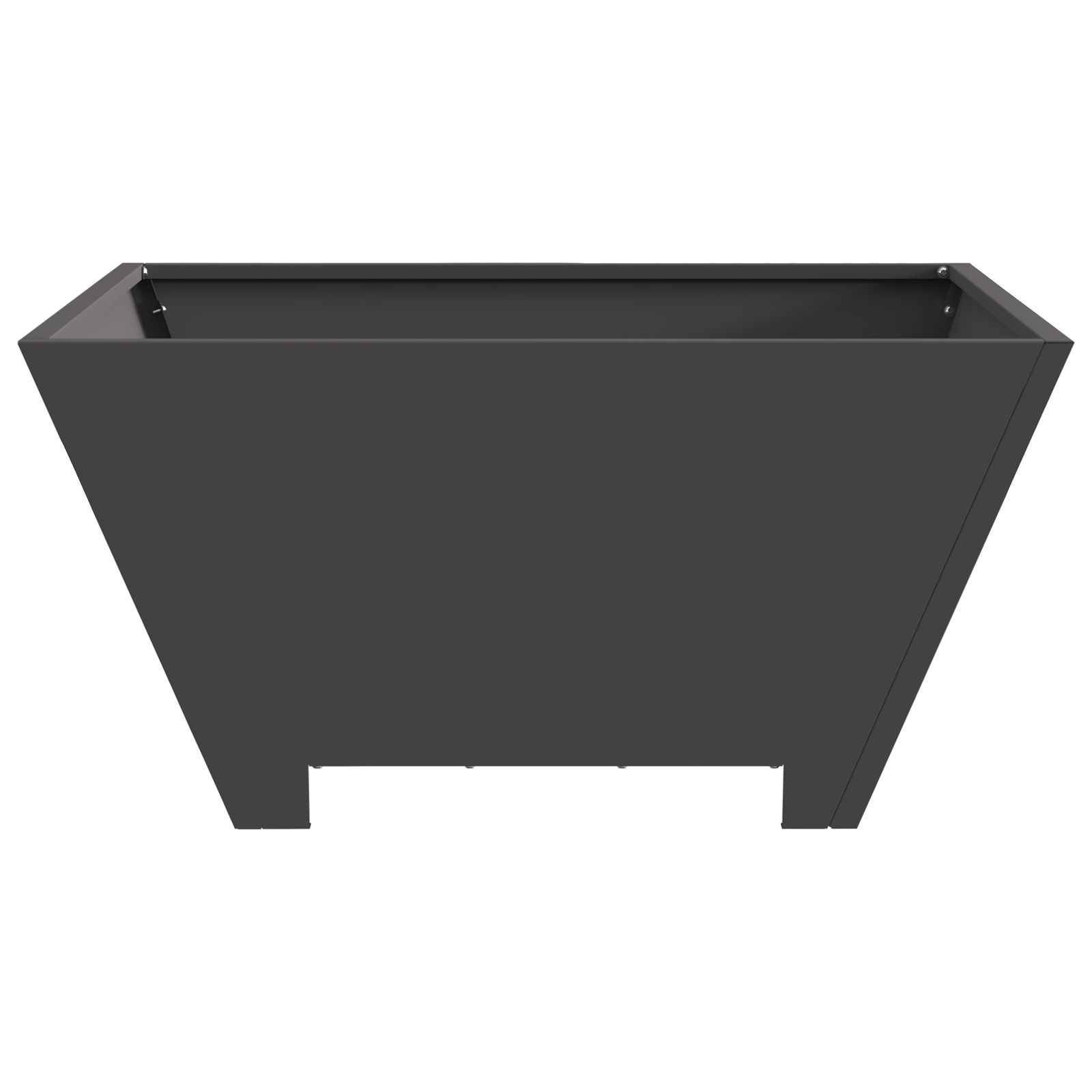 Bålplass Svart 60 x 60 x 30 cm Kaldvalsestål