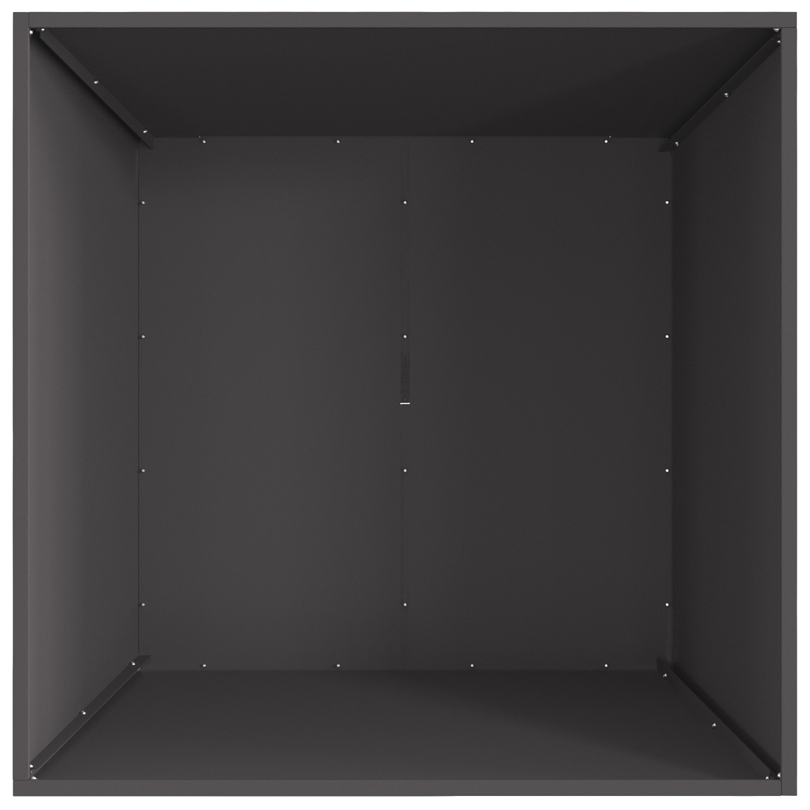Bålplass Svart 80 x 80 x 40 cm Kaldvalsestål