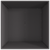 Bålplass Svart 80 x 80 x 40 cm Kaldvalsestål