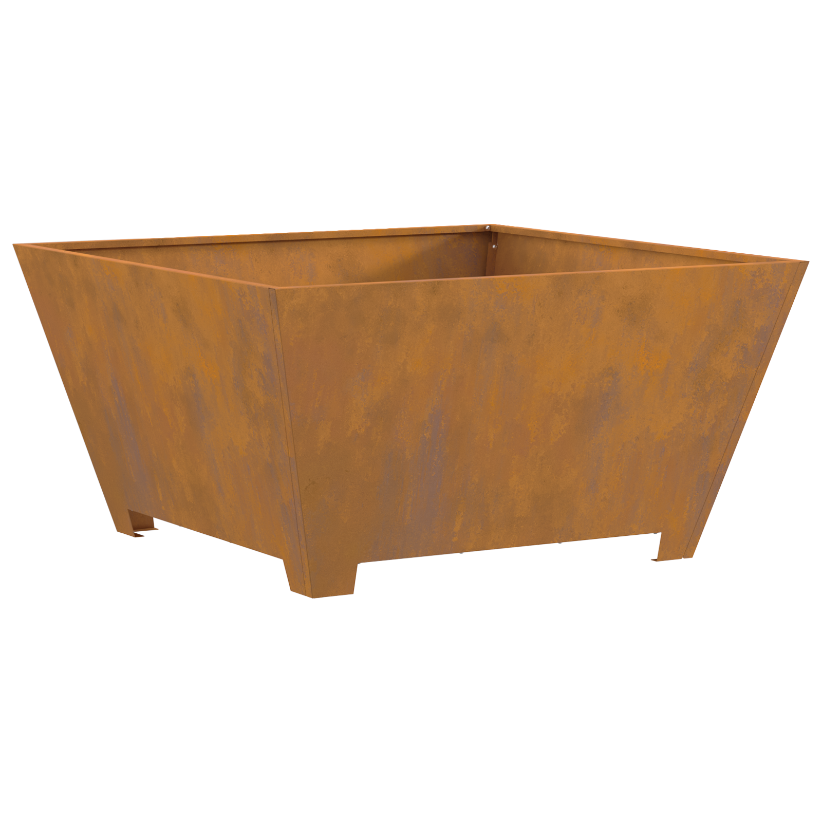 Bålplass Brun 80 x 80 x 40 cm Cortenstål