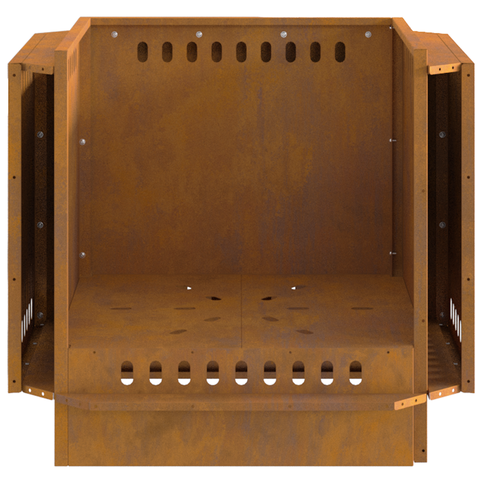 Bålplass Brun 58 x 58 x 51 cm Cortenstål