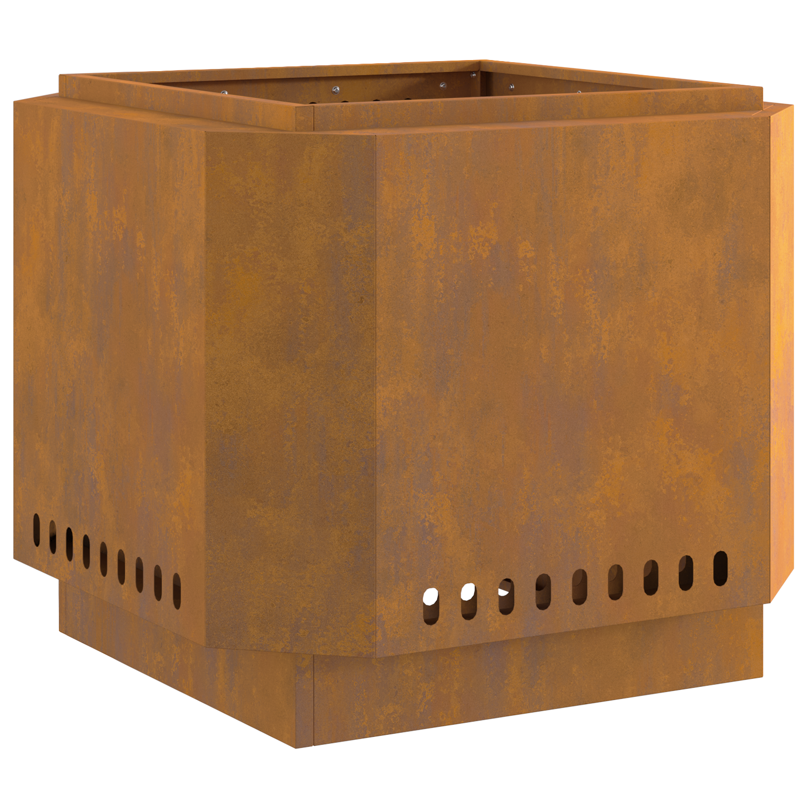 Bålplass Brun 58 x 58 x 51 cm Cortenstål