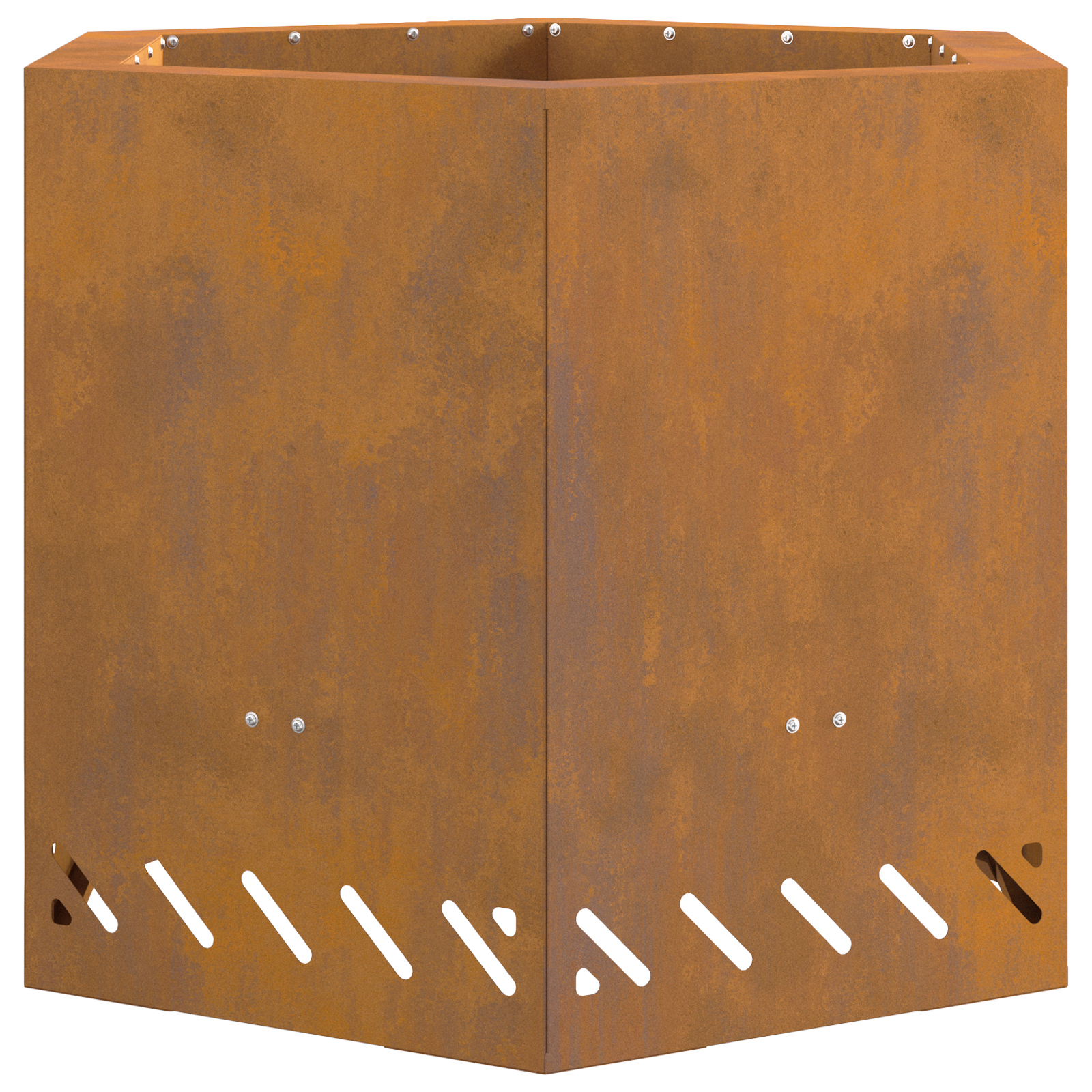 Bålplass Brun 58 x 58 x 51 cm Cortenstål
