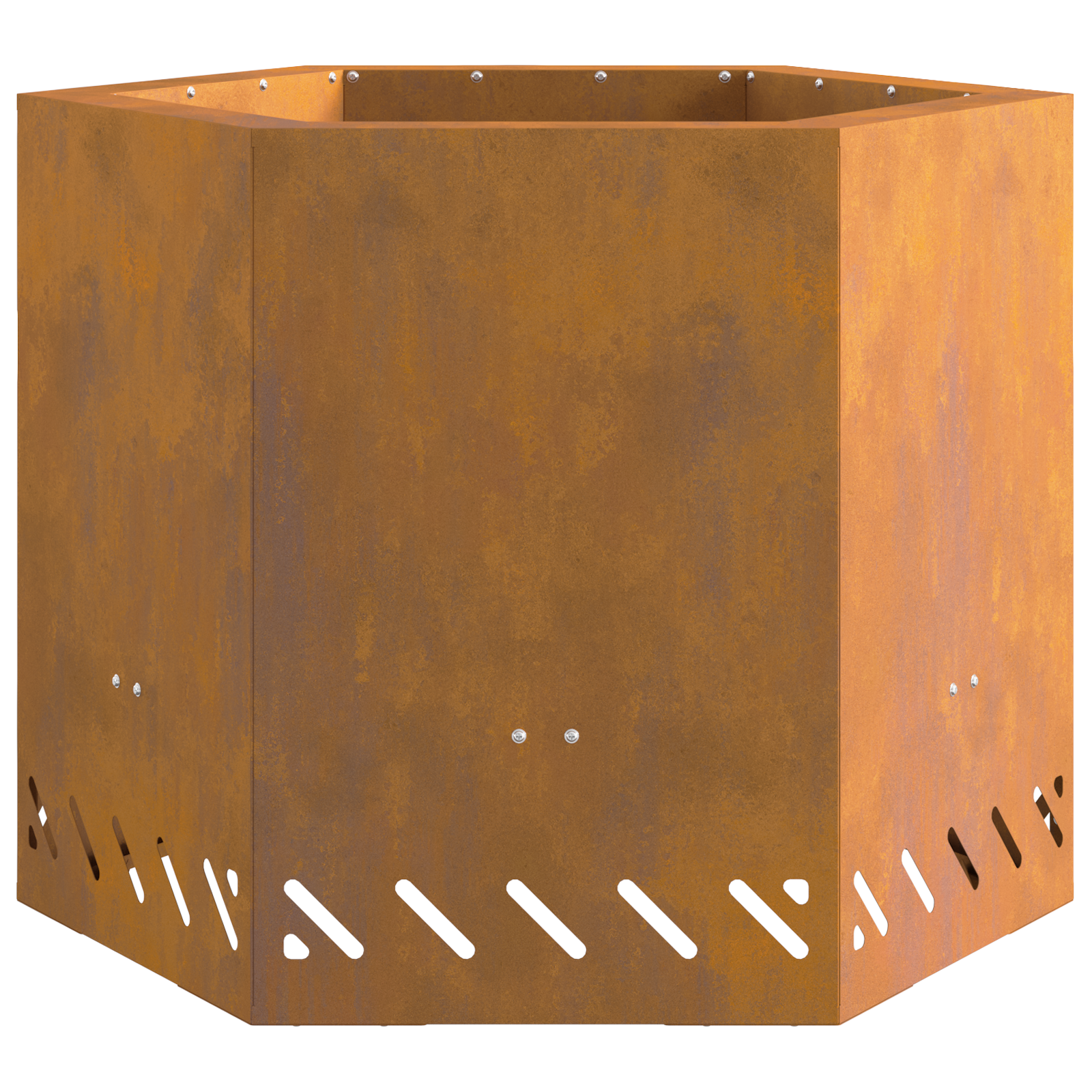 Bålplass Brun 58 x 58 x 51 cm Cortenstål