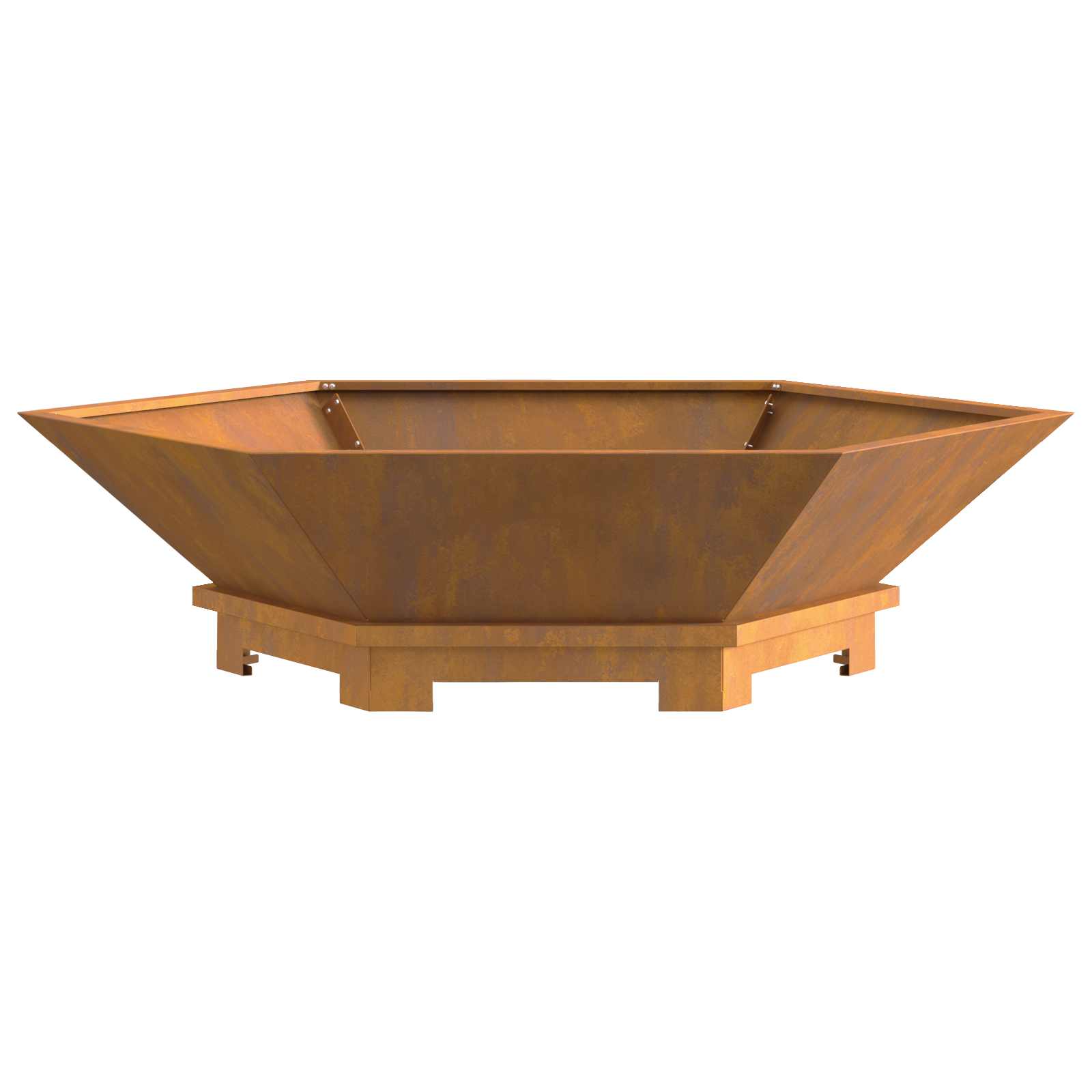 Bålplass Brun 100 x 100 x 28 cm Cortenstål