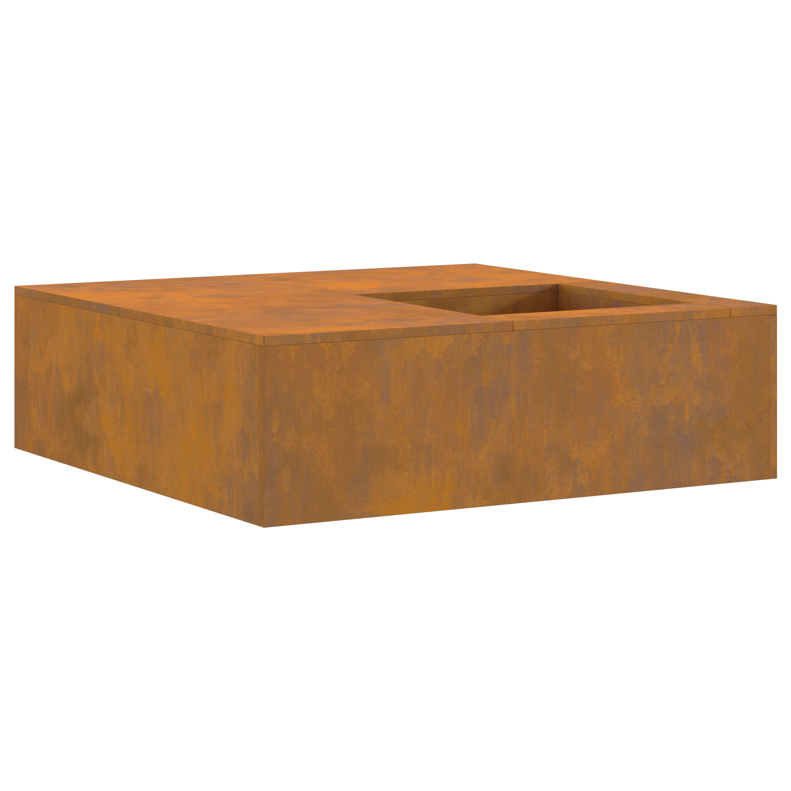 Bålplass Brun 100 x 100 x 30 cm Cortenstål