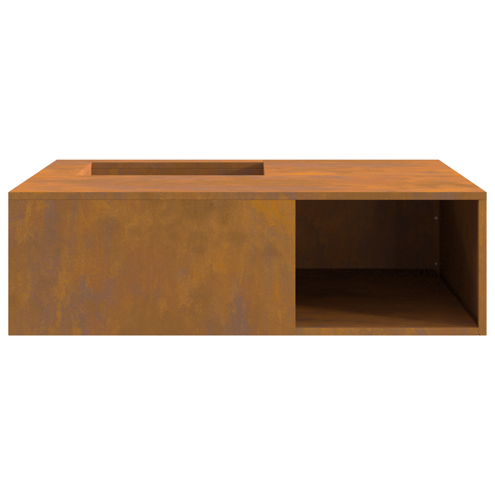 Bålplass Brun 100 x 100 x 30 cm Cortenstål