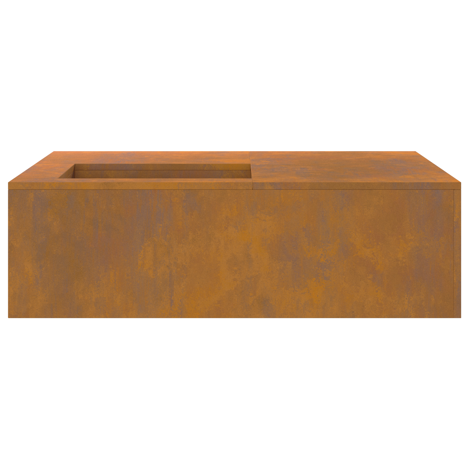 Bålplass Brun 100 x 100 x 30 cm Cortenstål