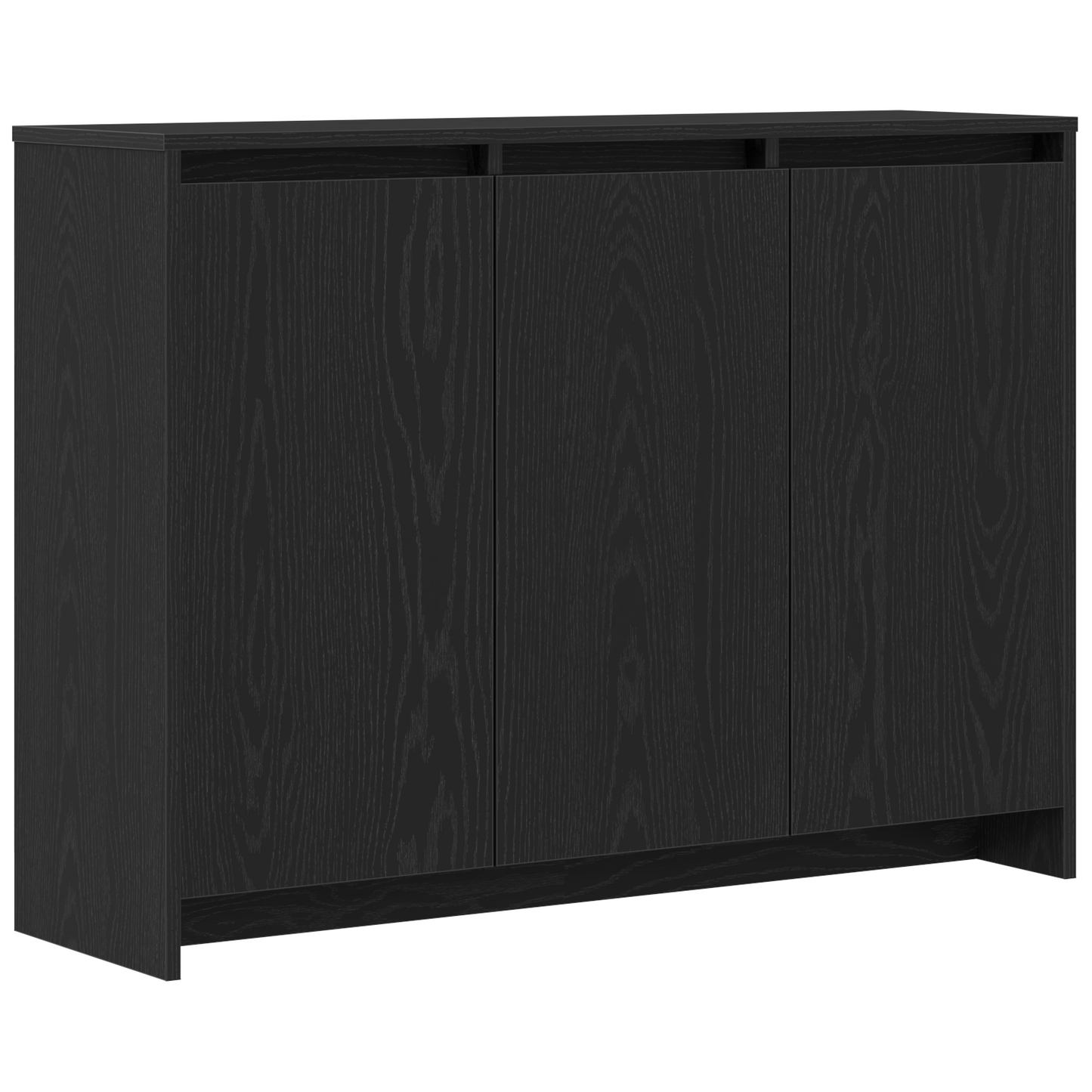 Serviesskap Svart 102 x 29.5 x 75 cm Konstruert tre