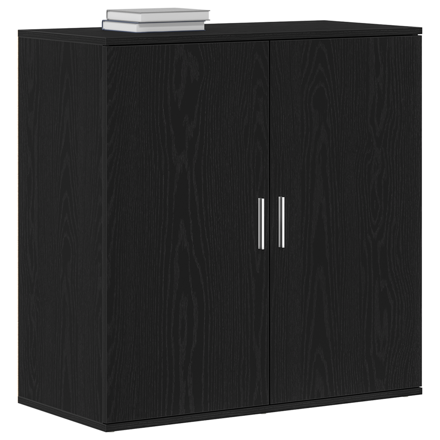 Serviesskap Svart Eik 79 x 38 x 80 cm Konstruert tre
