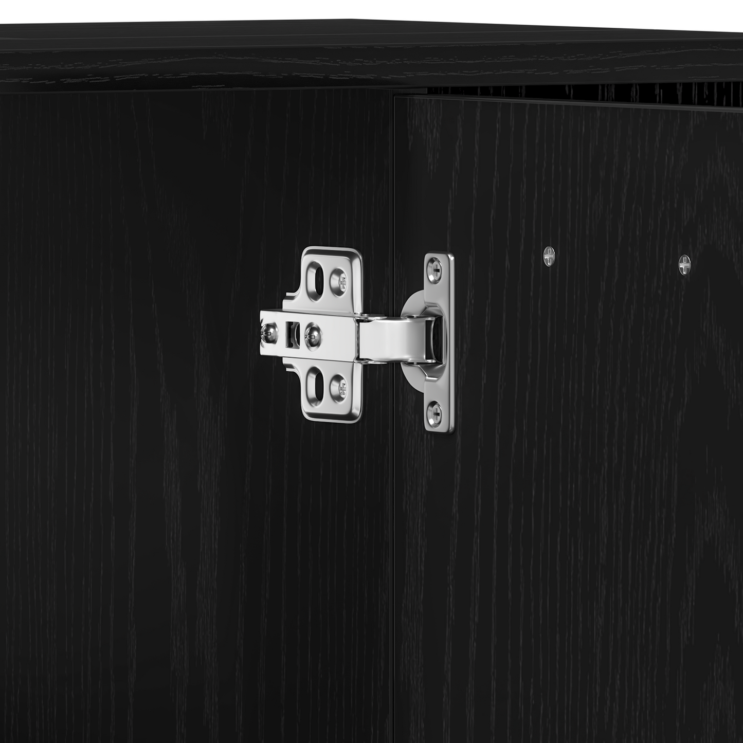 Baderomsskap Svart Eik 60 x 32 x 54 cm Konstruert tre