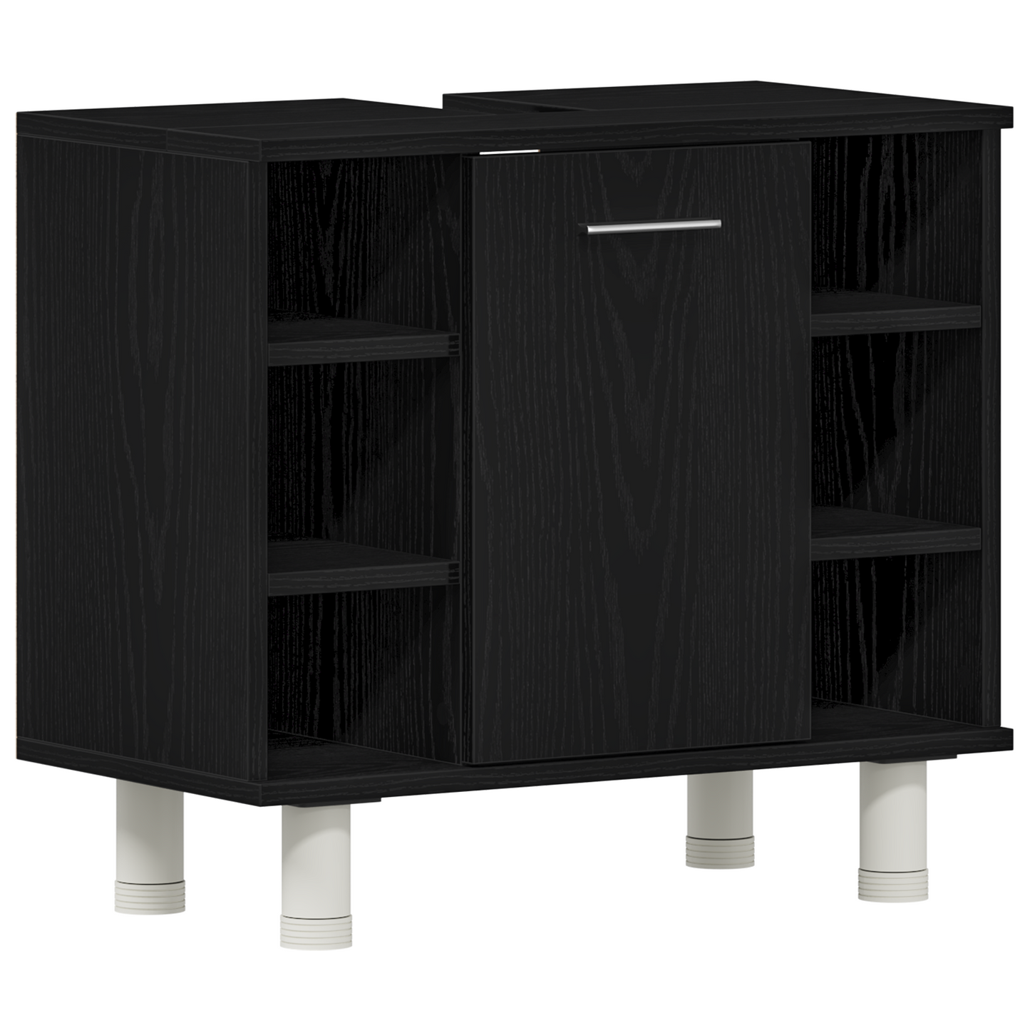 Baderomsskap Svart Eik 60 x 32 x 54 cm Konstruert tre