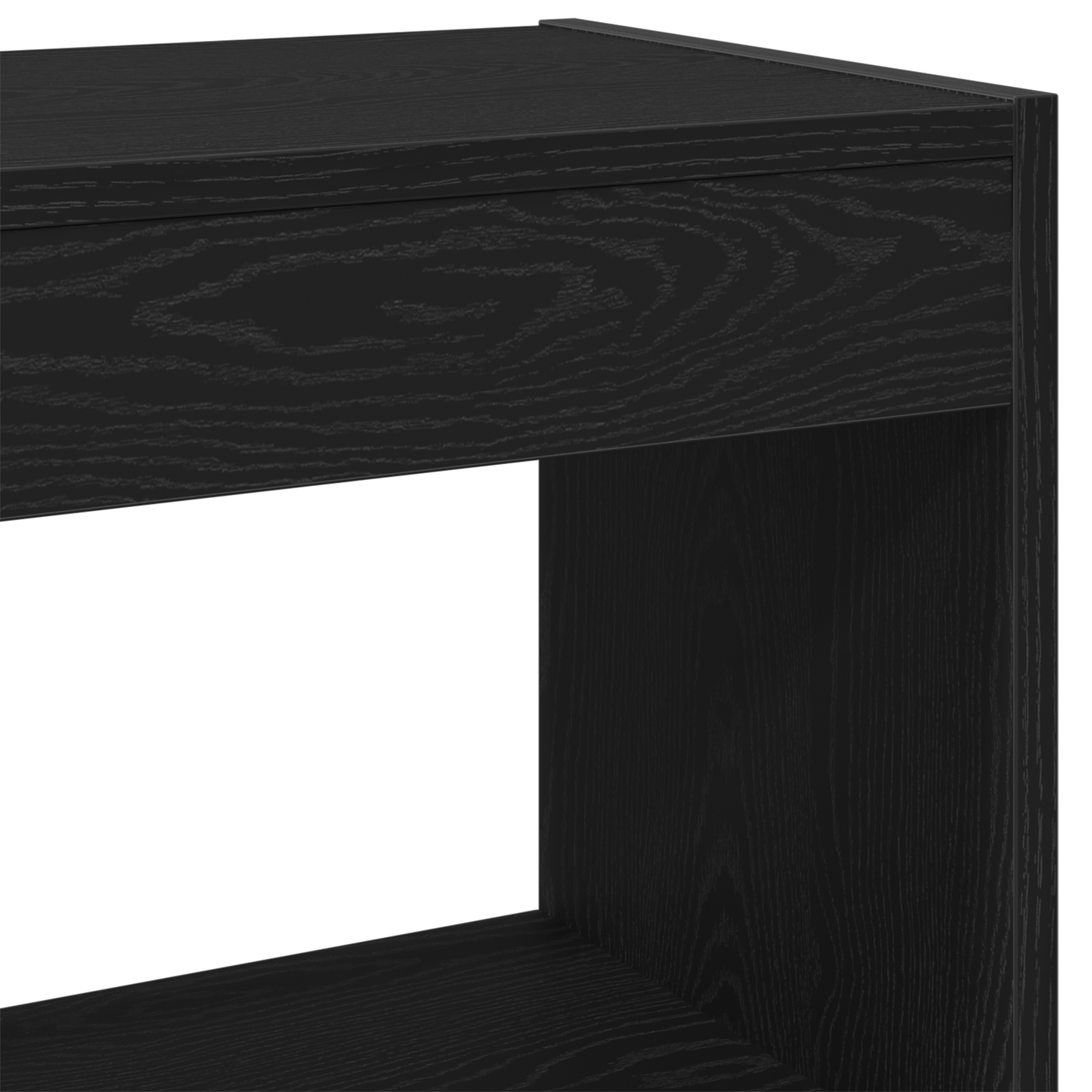 Bokskap Svart Eik 40 x 30 x 71,5 cm Konstruert tre