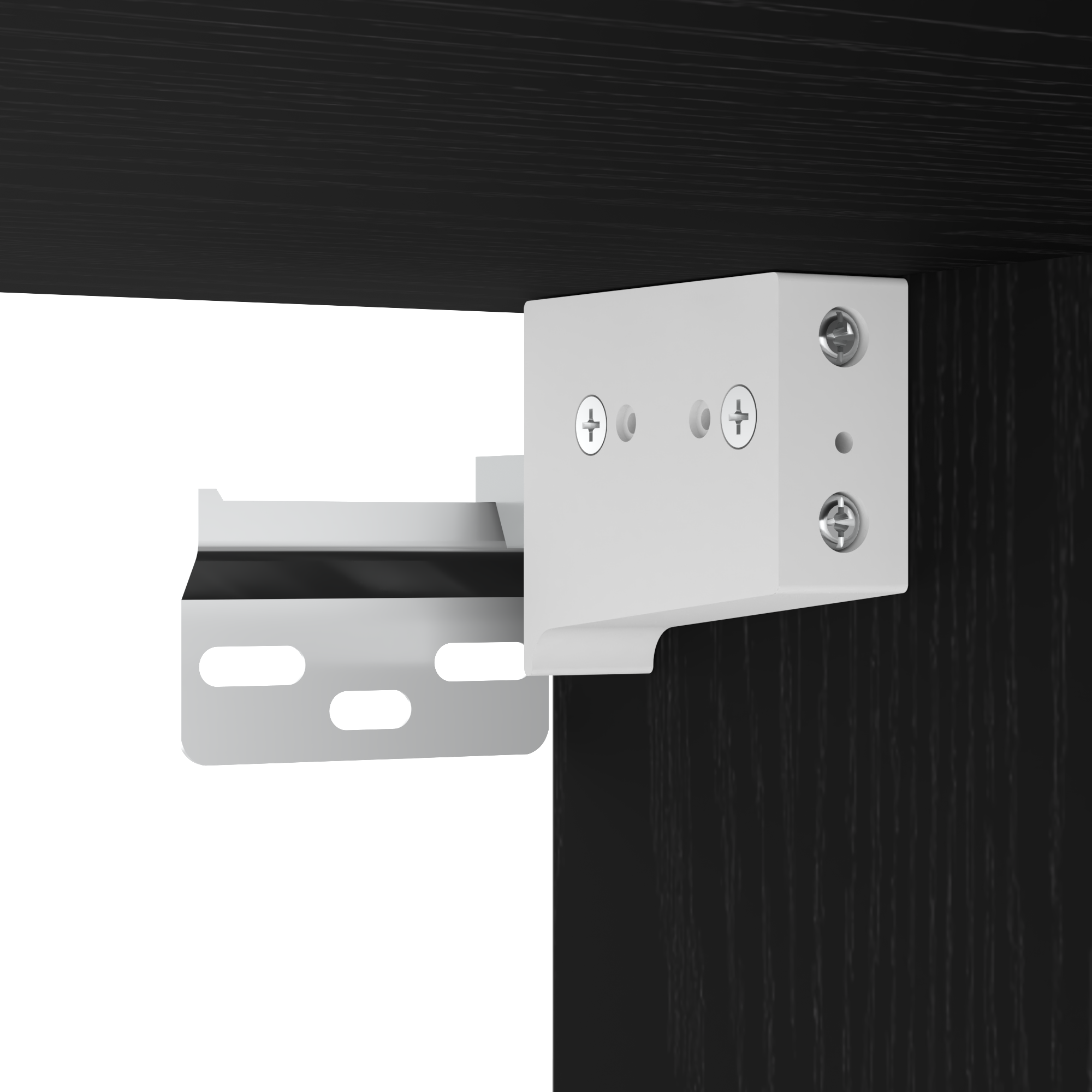 Bademøbelsett 2 pcs Svart Eik 80 x 38.5 x 45 cm Konstruert tre