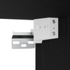 Bademøbelsett 2 pcs Svart Eik 80 x 38.5 x 45 cm Konstruert tre
