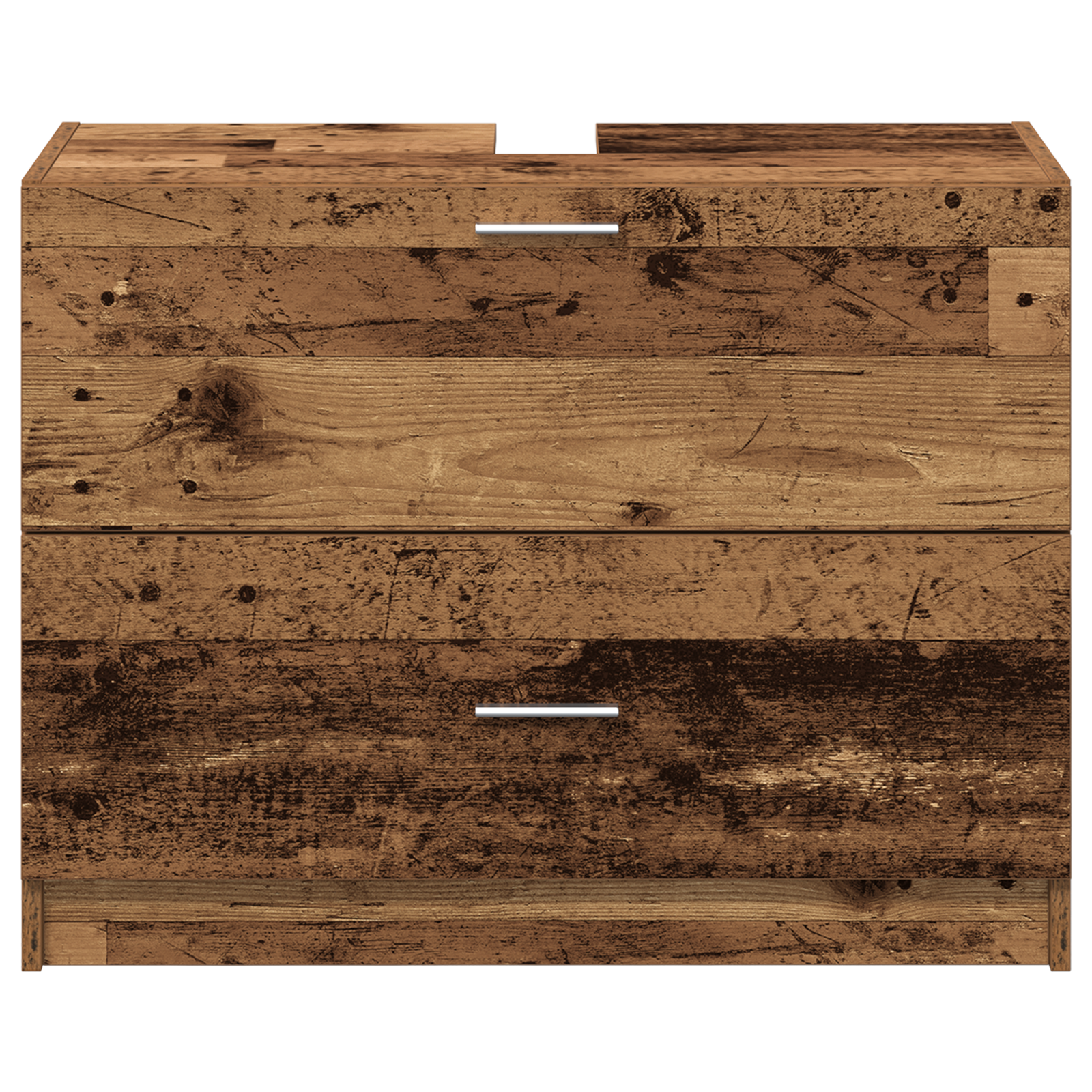 Vaskeskap med skuff Gamle tre 78 x 37 x 59 cm Konstruert tre