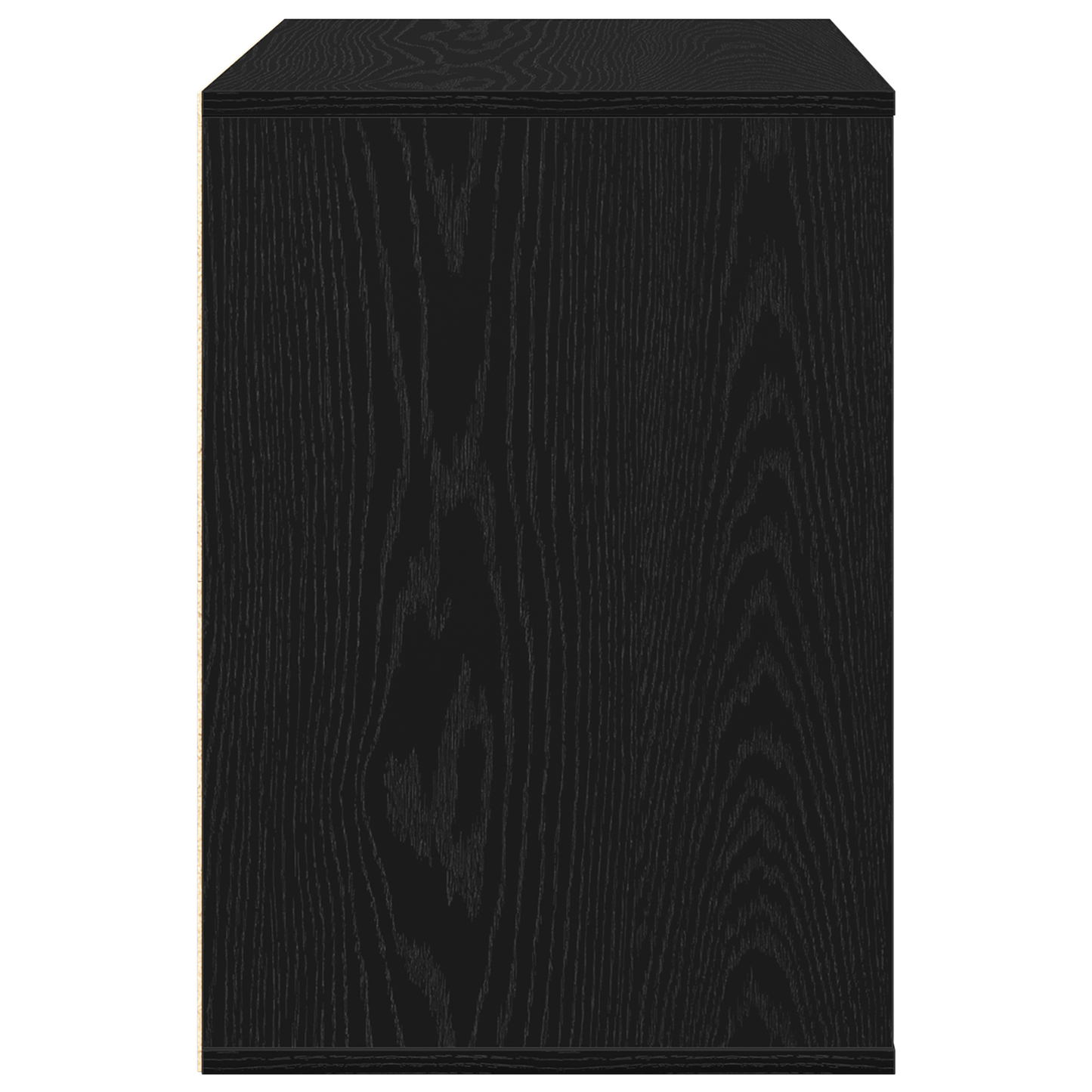 Skuffeskap med skuff Svart 80 x 41 x 58 cm Konstruert tre