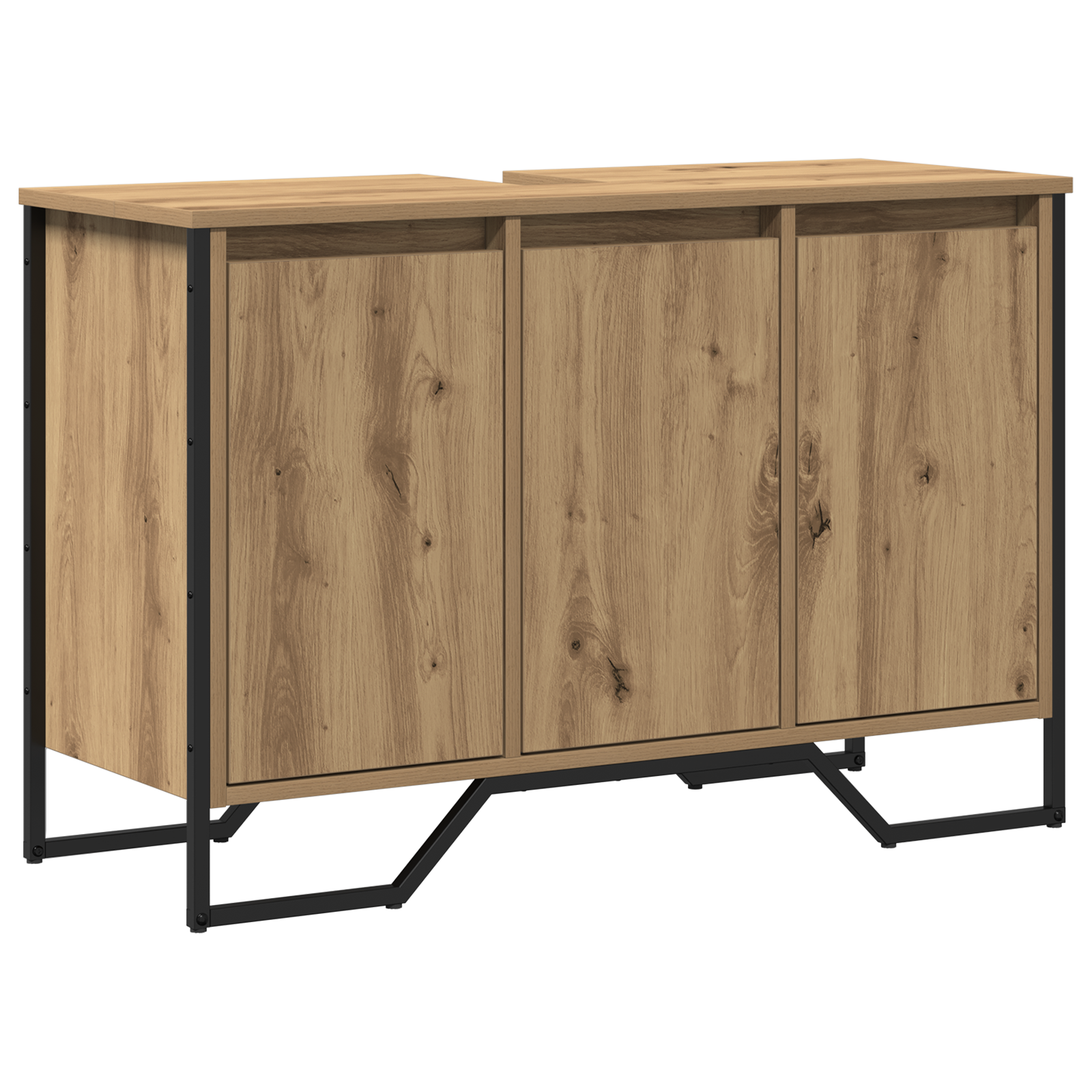Vaskeskap med dør Artisan Eik 91 x 35 x 60 cm Konstruert tre