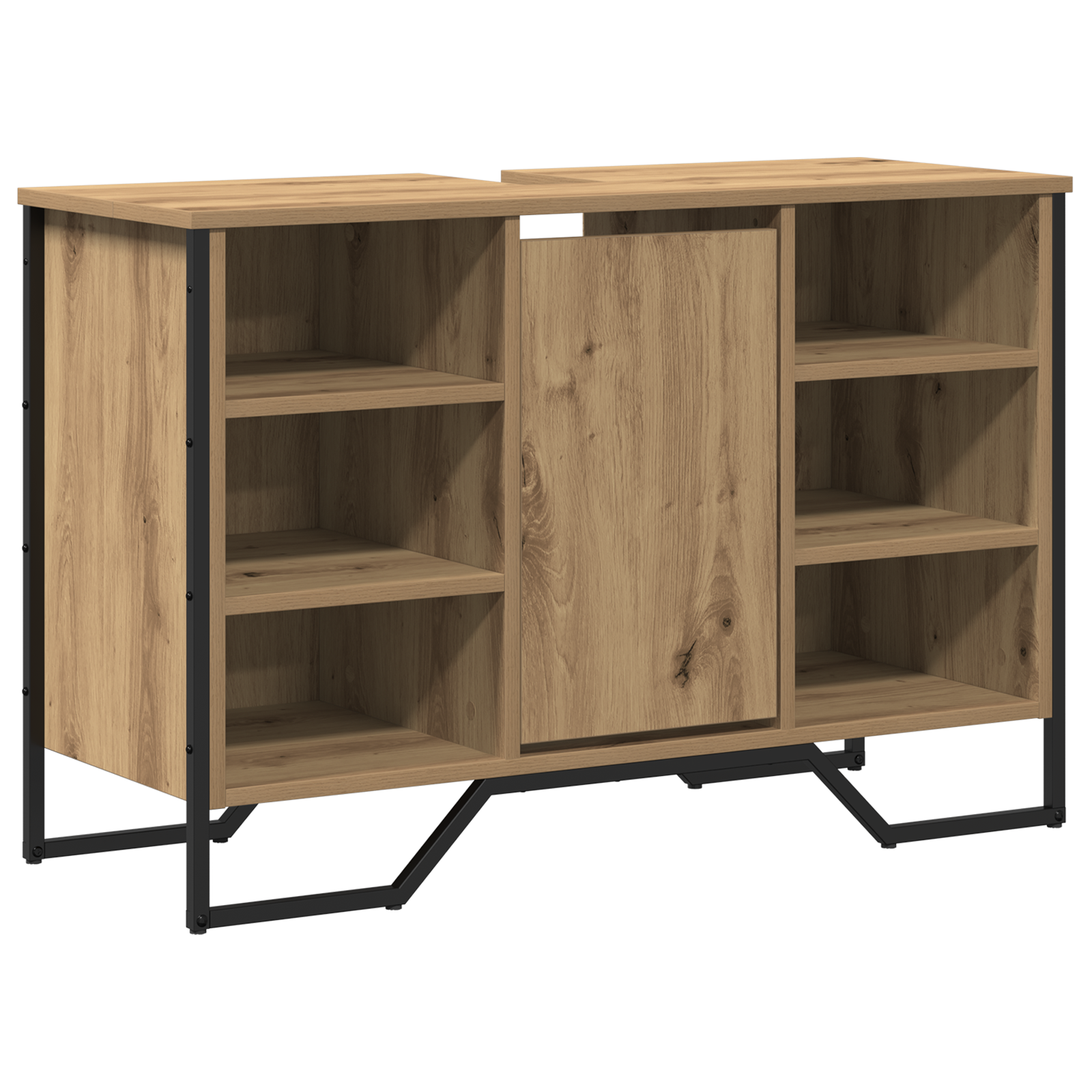 Vaskeskap med dør Artisan Eik 91 x 35 x 60 cm Konstruert tre