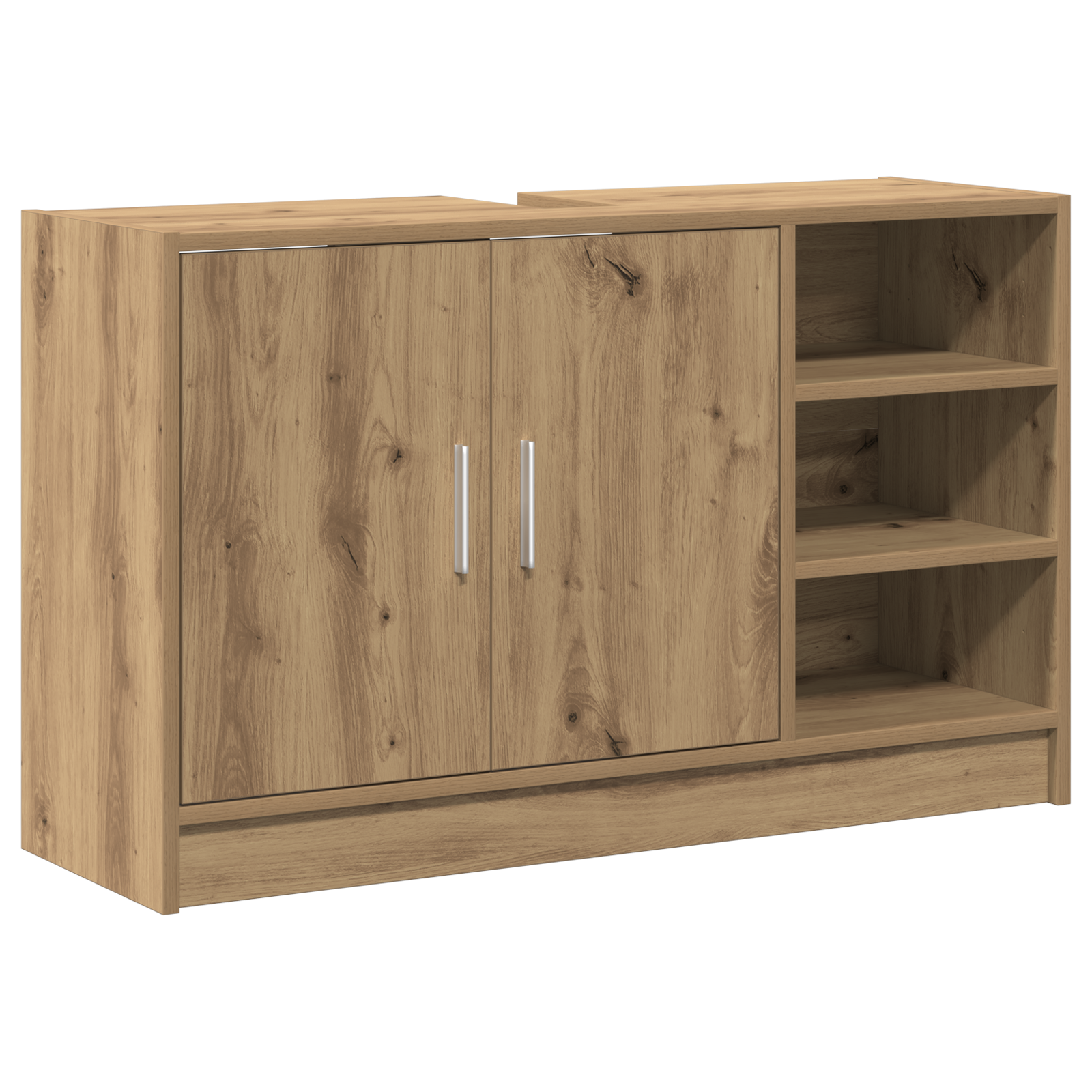 Vaskeskap med dør Artisan Eik 90 x 29 x 55 cm Konstruert tre