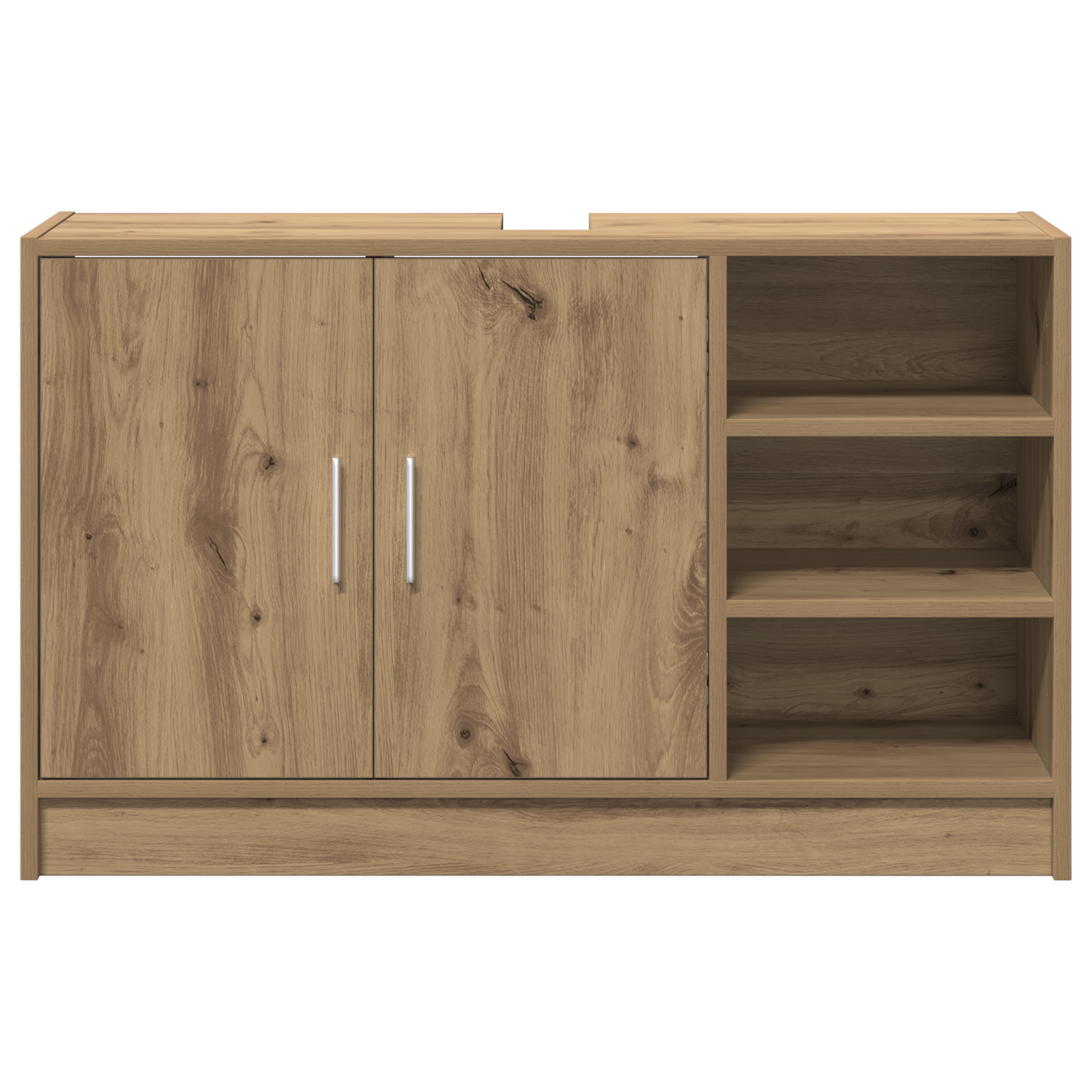 Vaskeskap med dør Artisan Eik 90 x 29 x 55 cm Konstruert tre