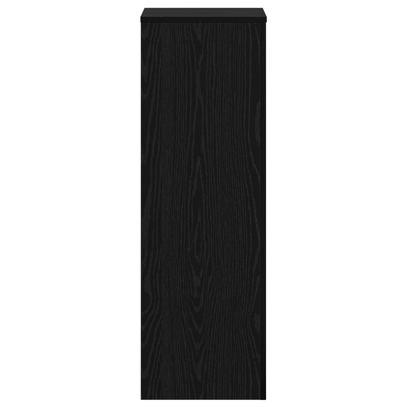 Planteholder Svart Eik 33 x 33 x 100 cm Konstruert tre