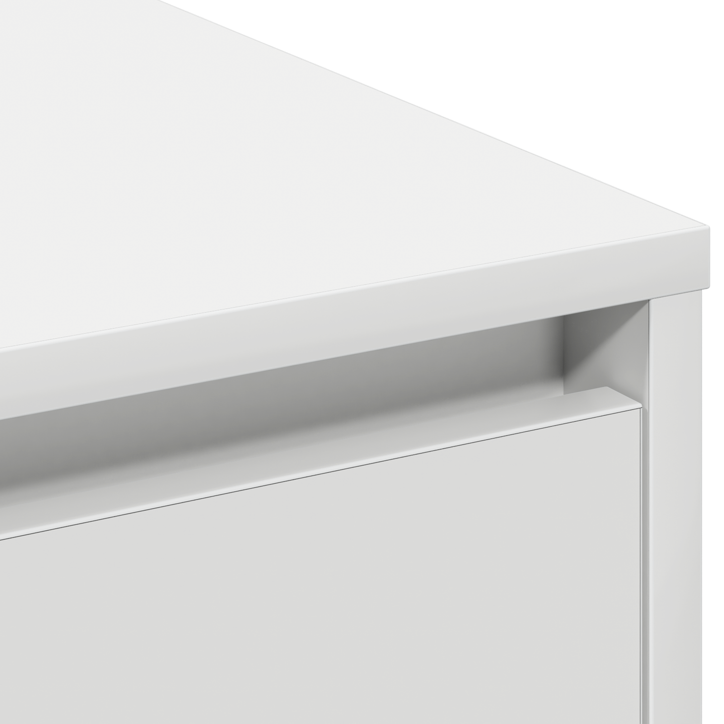 LED sideboard for Hvit 71 x 34,5 x 75 cm Konstruert tre