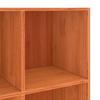 Bokhylle / romdeler Voksbrun 104 x 33 x 110 cm Heltre furu