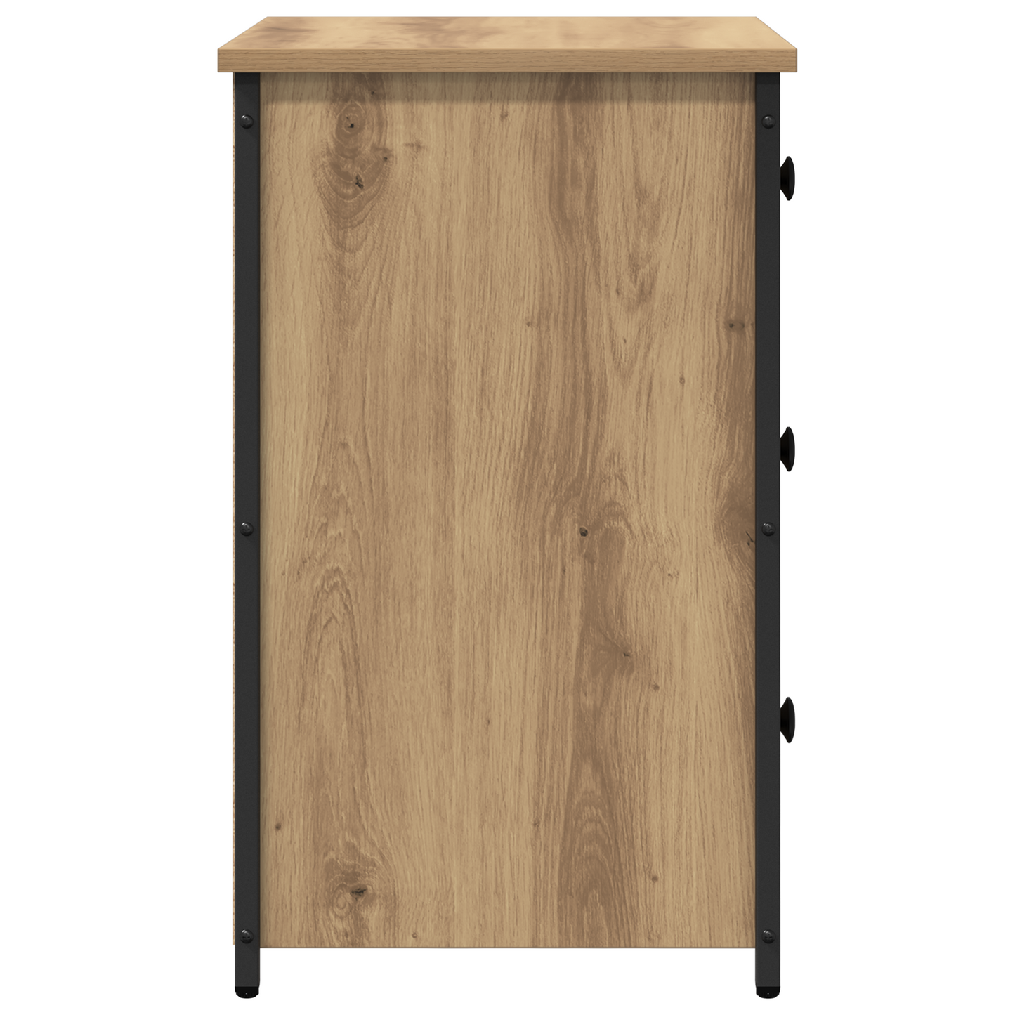 Nattbordskap 2 pcs Brun 40 x 36 x 60 cm Massiv Reclaim Tre