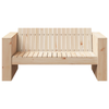 Hagemøbelsofa Brun 134 x 60 x 62 cm Heltre furu