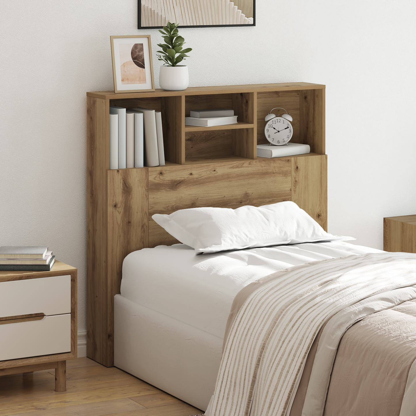 Hodegavlskap Artisan Eik 100 x 19 x 103,5 cm Konstruert tre