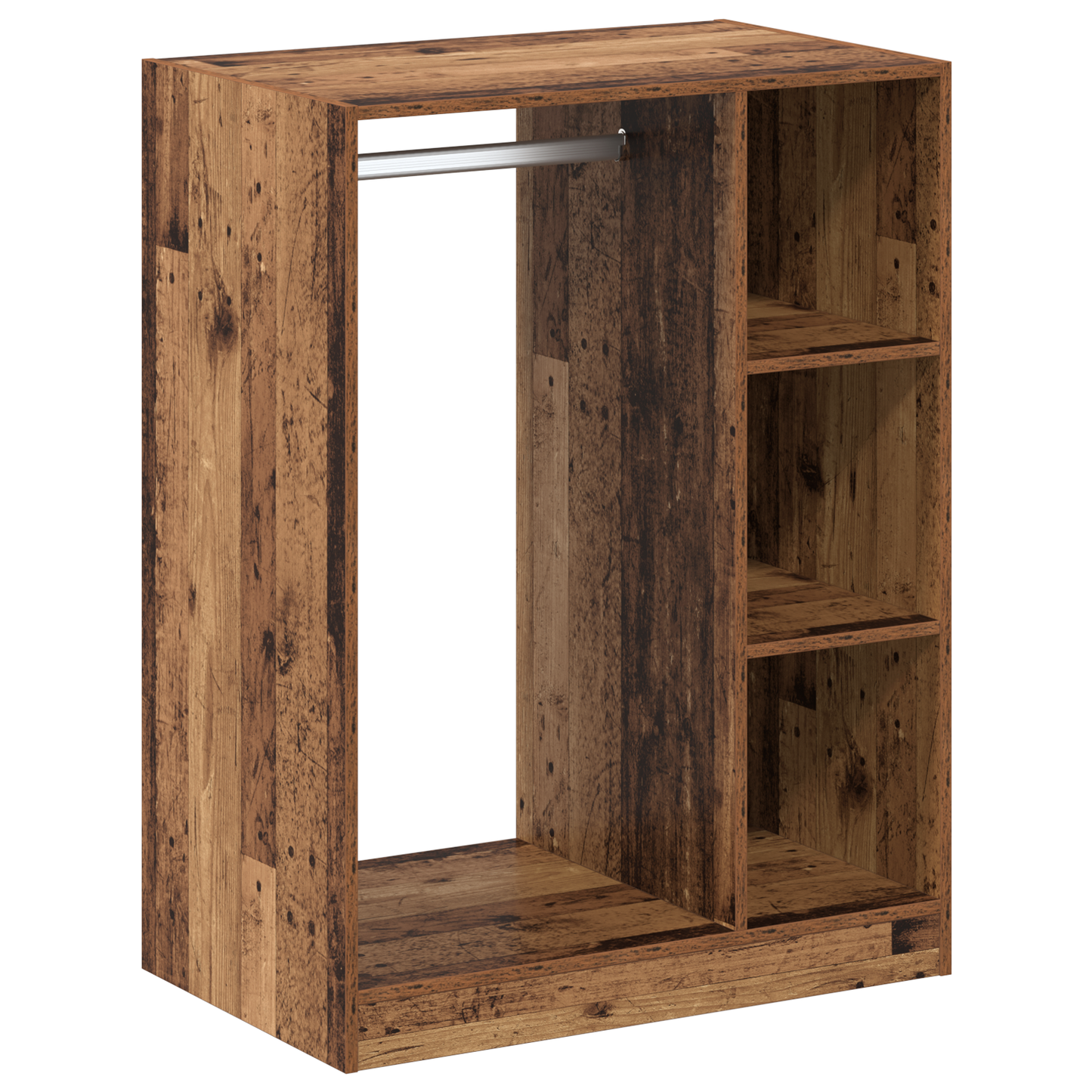 Garderobeskap med hylle Gammelt tre 77 x 48 x 102 cm