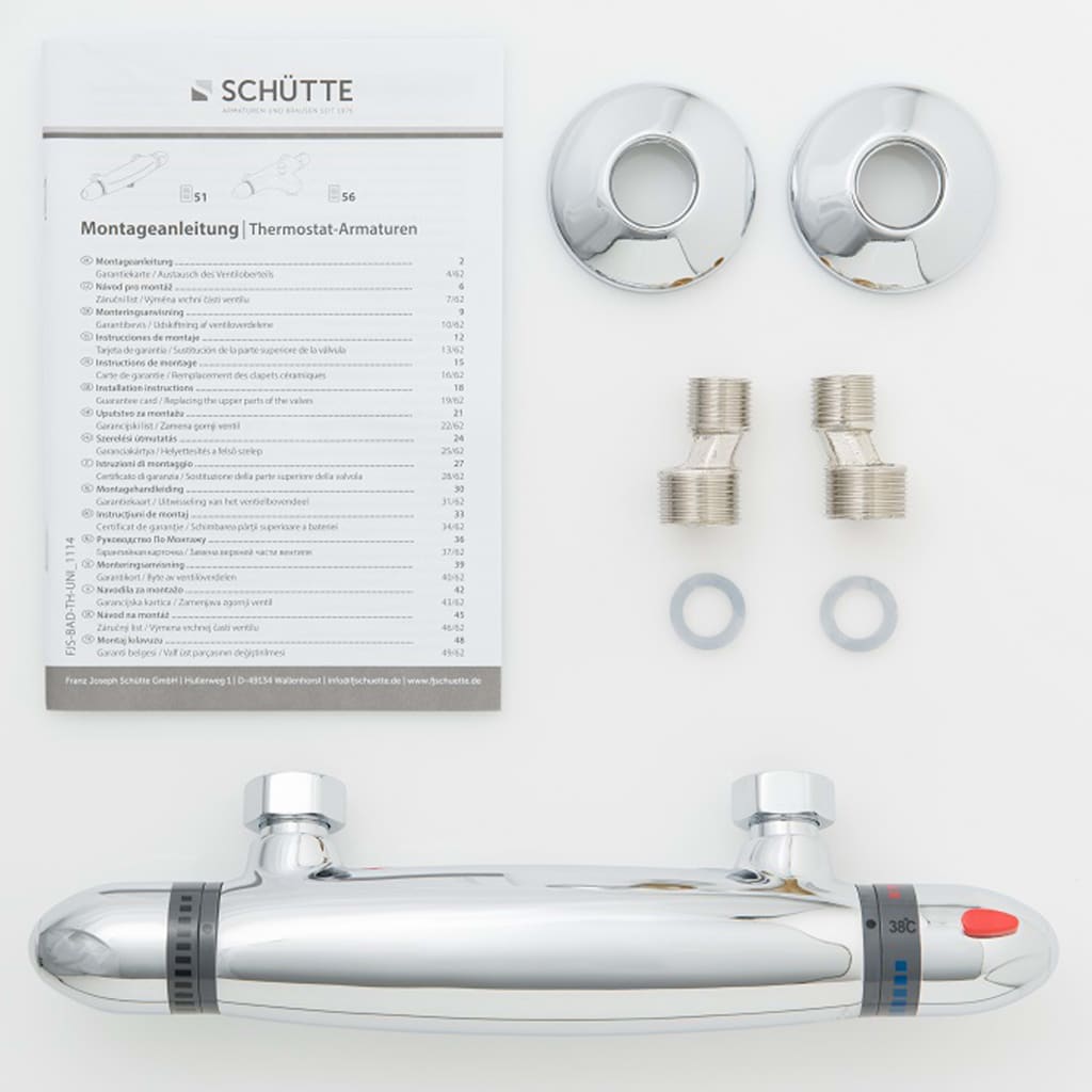 SCHÜTTE Termostatisk dusjkran SUPRA krom