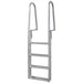 4-stegs brygge-/bassengstige aluminium 167 cm