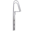 4-stegs brygge-/bassengstige aluminium 167 cm