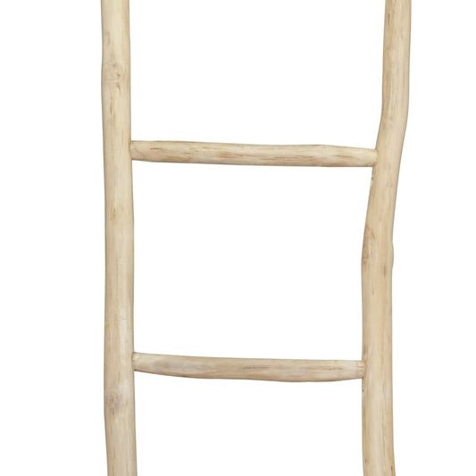 Håndklestige med 5 trinn teak 45x150 cm naturell