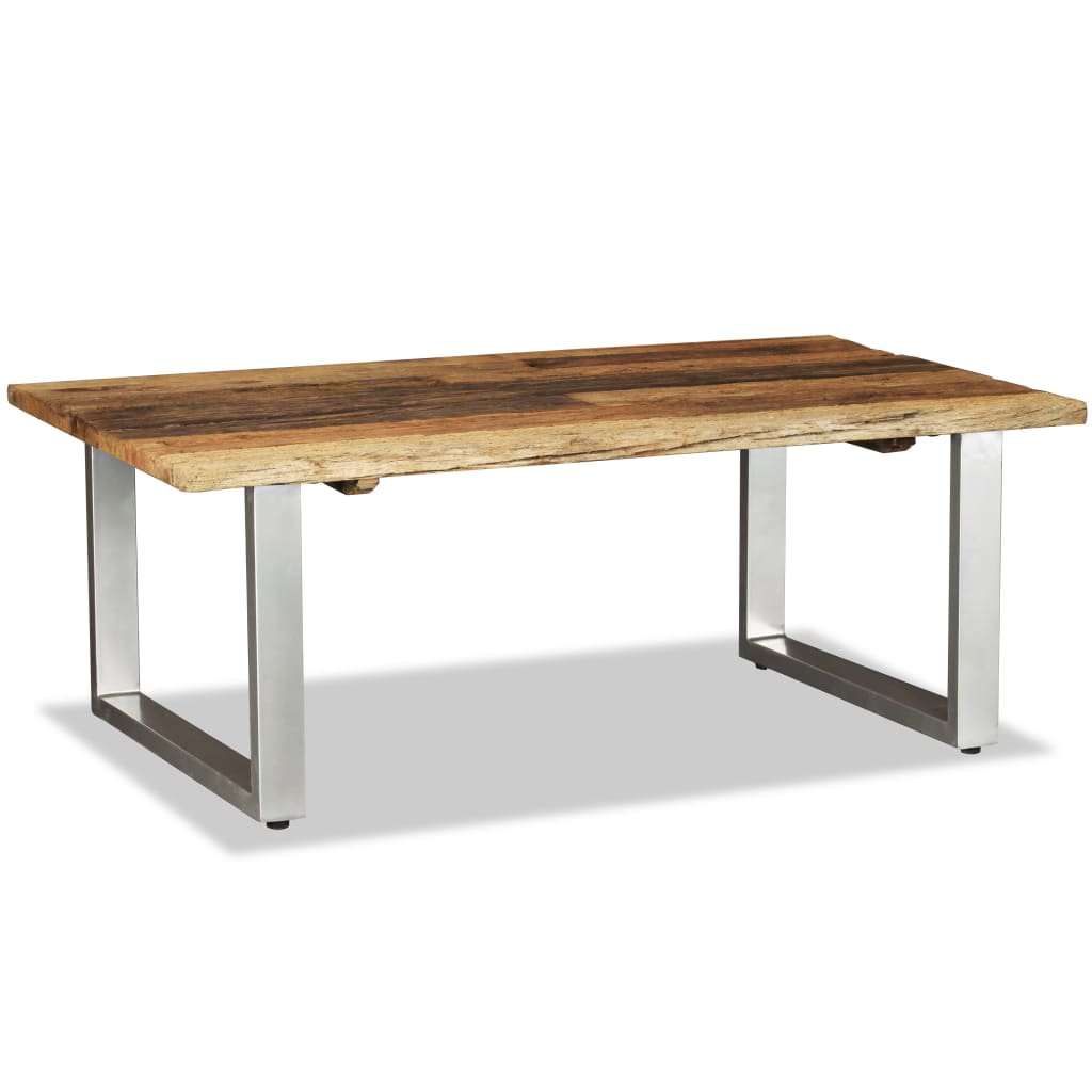 Salongbord gjenvunnet heltre 100x60x38 cm