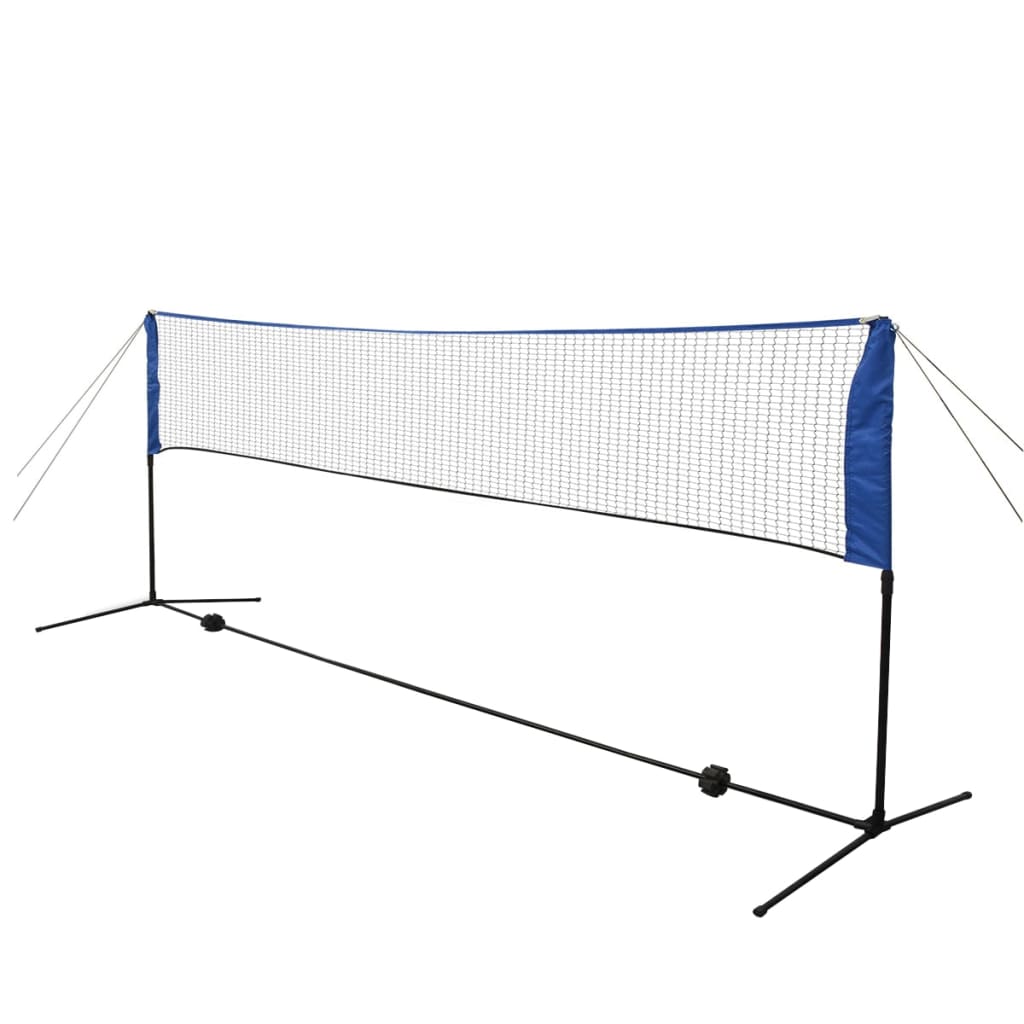 Badmintonnett med fjærballer 300x155 cm