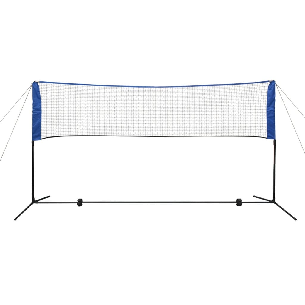 Badmintonnett med fjærballer 300x155 cm