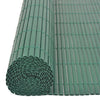 Dobbelsidet hagegjerde PVC 90x500 cm grønn