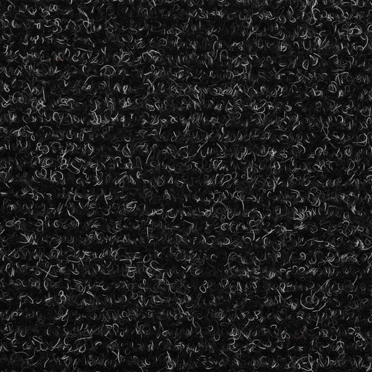 Trappematter selvklebende 15 stk 56x17x3 cm mørkegrå halvrund